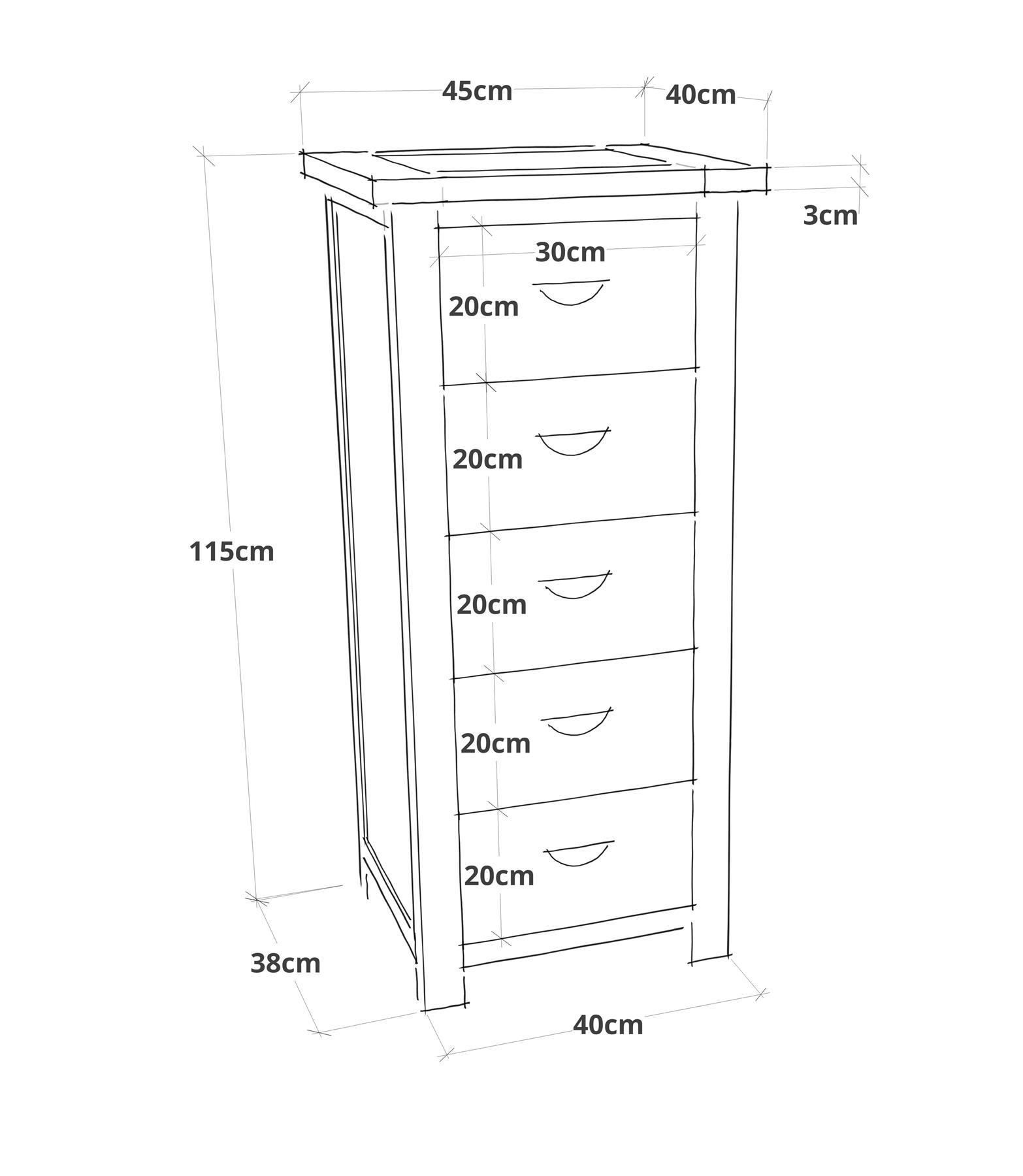Chest of 4/5/6 Drawers Light Grey Bedroom Furniture Storage Cabinet Wooden Unit - Picture 17 of 21