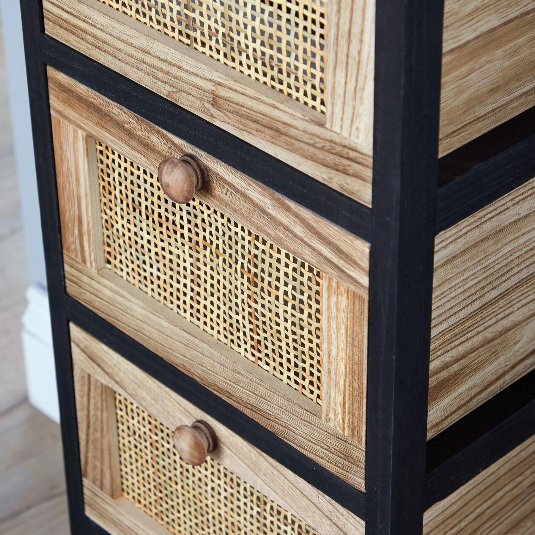Solid Wooden Storage Chest 3 / 4 / 5 Drawers Organiser Rustic Fully Assembled - Picture 62 of 73