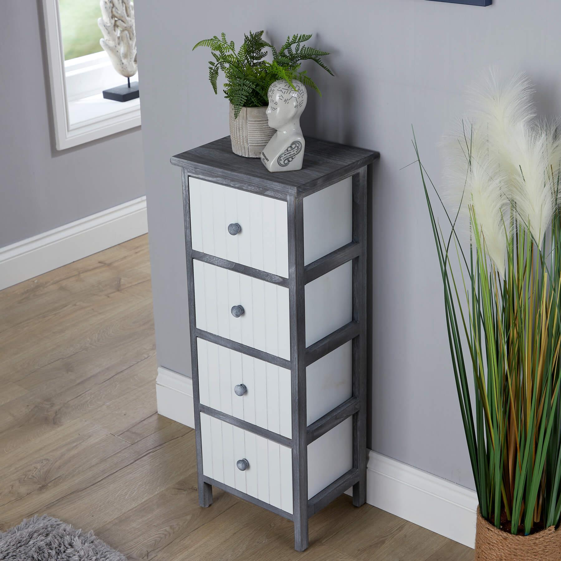 Solid Wooden Storage Chest 3 / 4 / 5 Drawers Organiser Rustic Fully Assembled - Picture 35 of 73