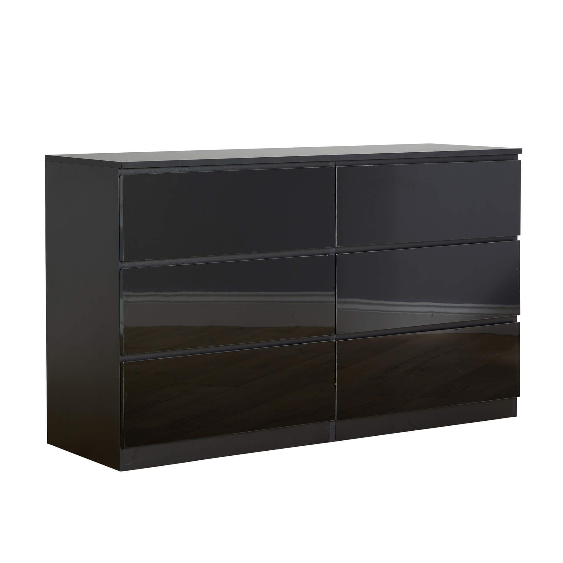 Cómoda 4/6 cajones amplio mueble de dormitorio unidad de almacenamiento organizador moderno - Imagen 14 de 42