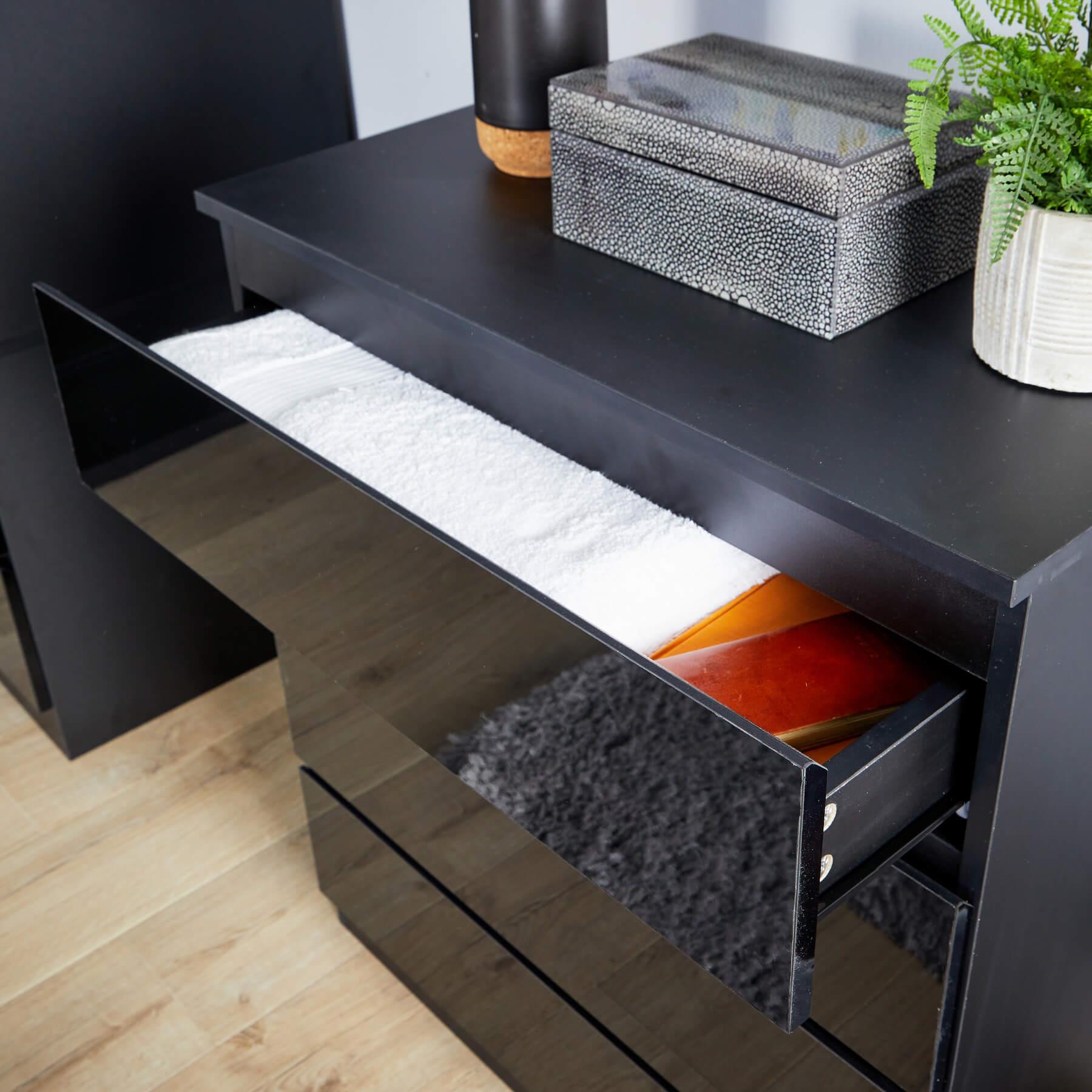 Cómoda 4/6 cajones amplio mueble de dormitorio unidad de almacenamiento organizador moderno - Imagen 6 de 42
