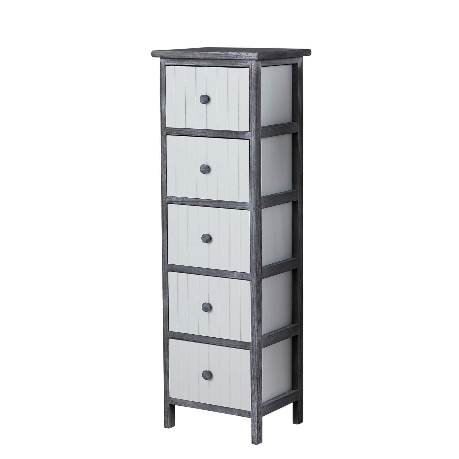 Solid Wooden Storage Chest 3 / 4 / 5 Drawers Organiser Rustic Fully Assembled - Picture 48 of 73