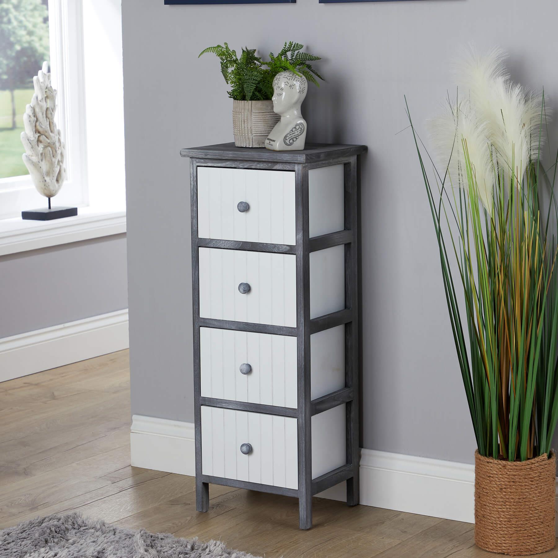 Solid Wooden Storage Chest 3 / 4 / 5 Drawers Organiser Rustic Fully Assembled - Picture 34 of 73