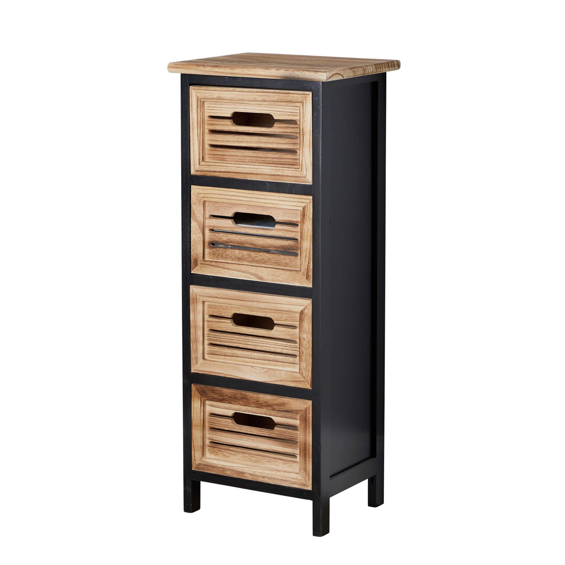 Solid Wooden Storage Chest 3 / 4 / 5 Drawers Organiser Rustic Fully Assembled - Picture 16 of 73