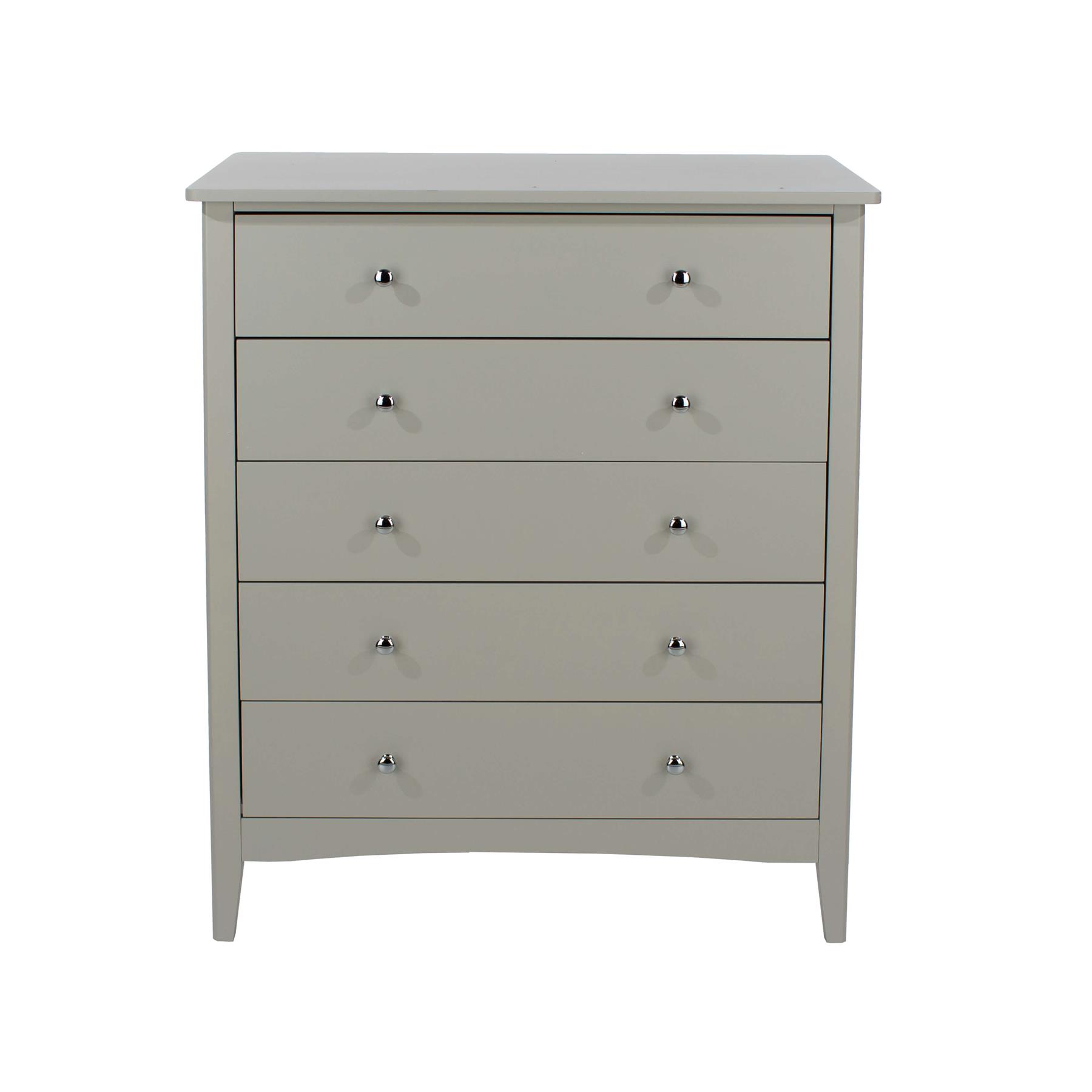 Chest of 4/5 Drawers Bedroom Clothing Storage Unit Metal Handles Runners - Picture 17 of 27