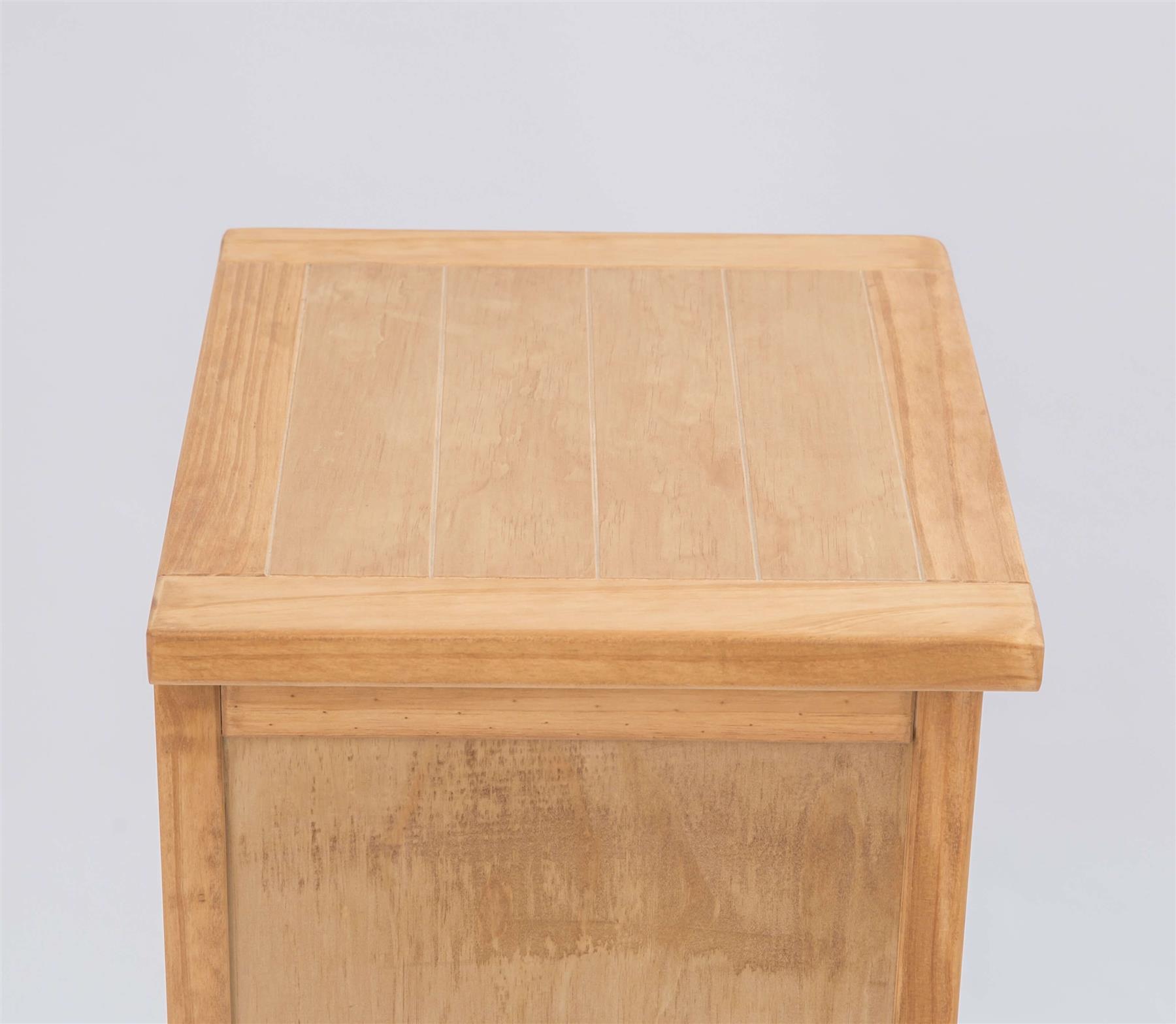 Chest of 4/5/6 Drawers Oak-effect Bedroom Furniture Storage Country Wood Unit - Picture 25 of 46