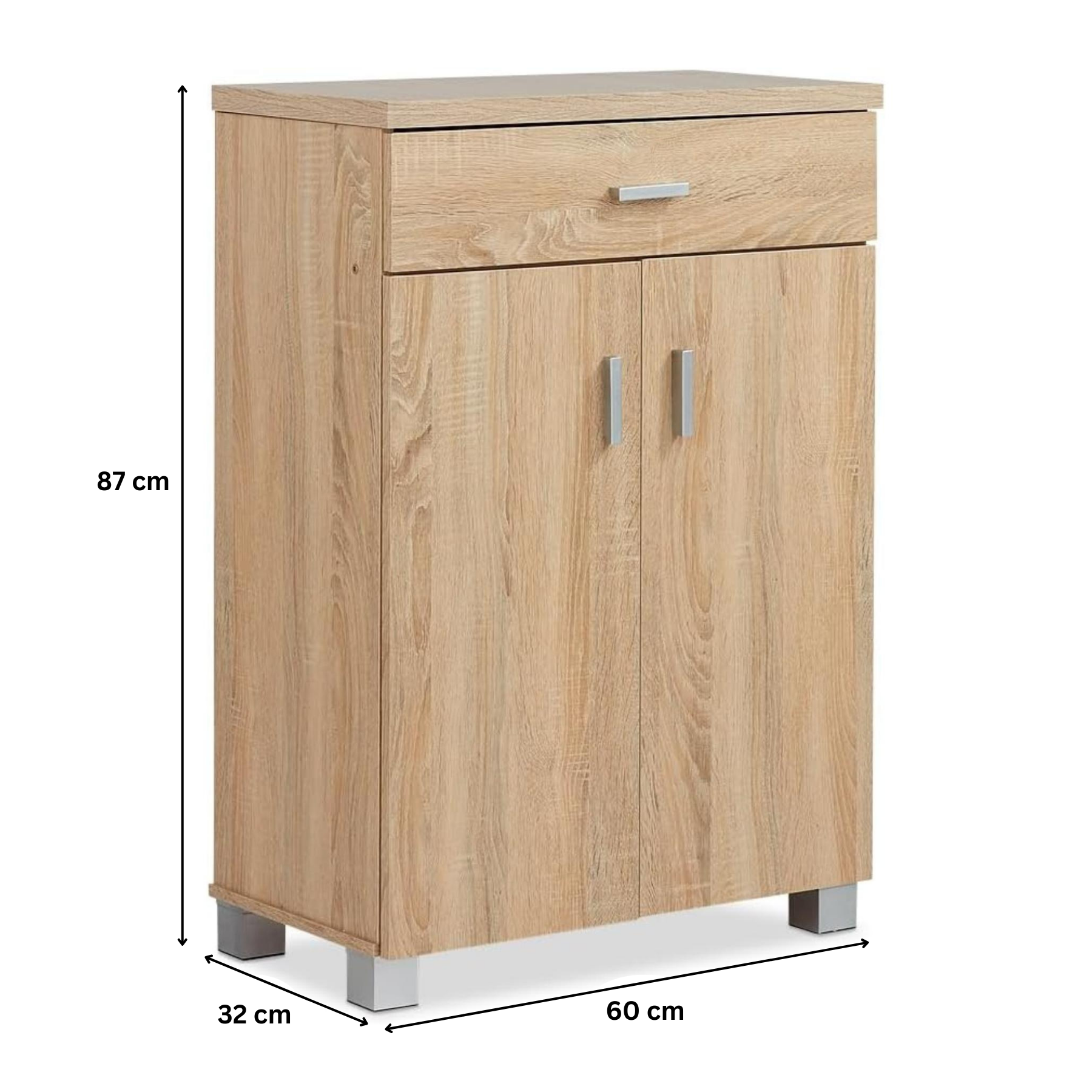 Shoe Cabinet Storage Hallway Cupboard Shoe - Multiple Colours and Sizes - Picture 27 of 38