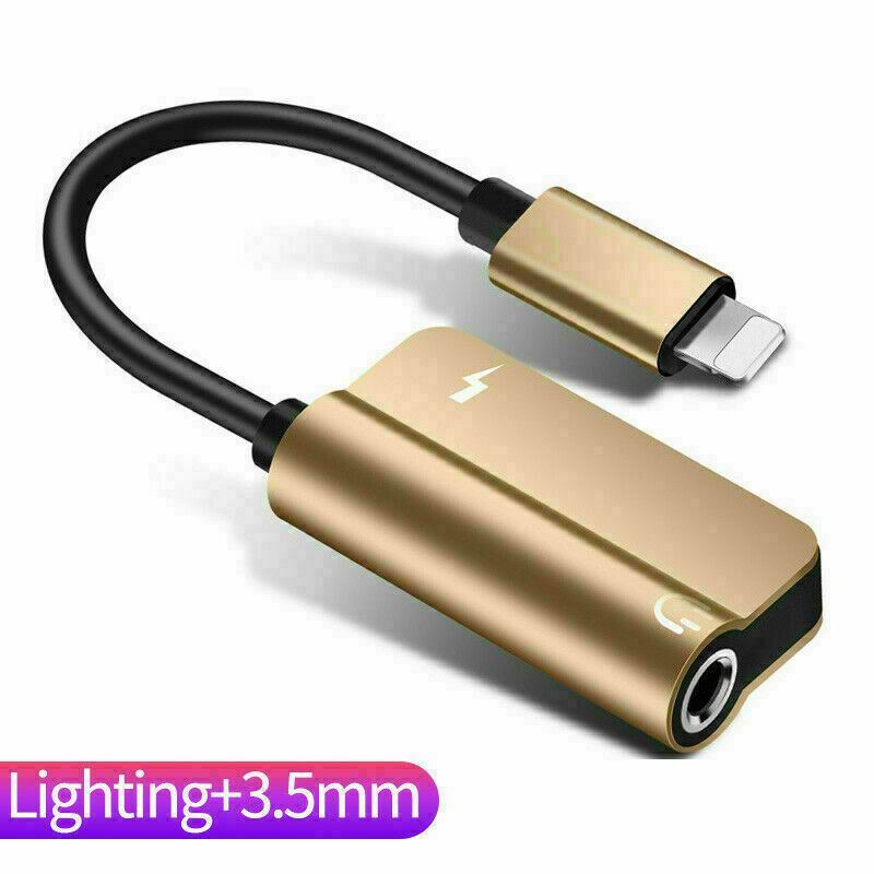 Lightning To 3.5mm Earphone Jack Audio AUX Cable For iPhone Splitter ADAPTER | eBay
