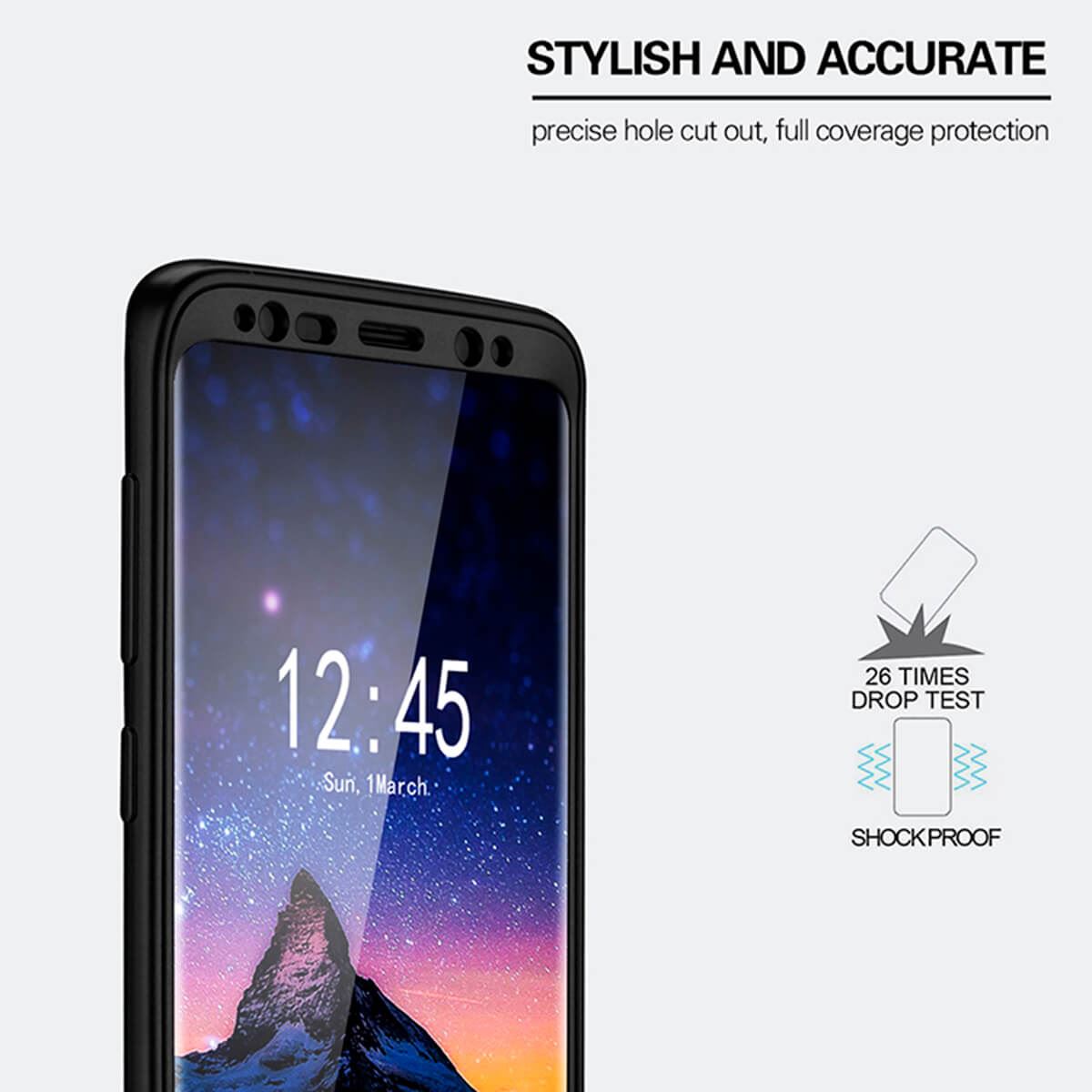 thumbnail 26 - New ShockProof Hybrid 360 TPU Thin Case Cover For Samsung Galaxy S7 edge S8 S9 +