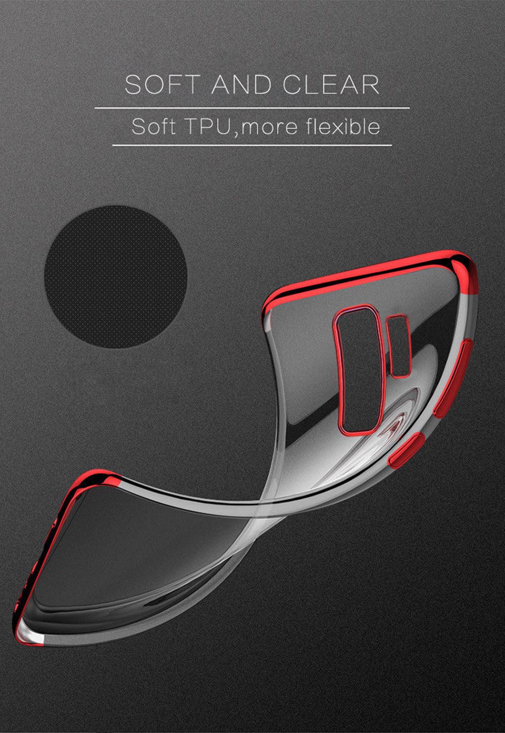 thumbnail 56 - Luxury Ultra Slim Shockproof Silicone Clear Case Cover For Samsung Galaxy S8 S9