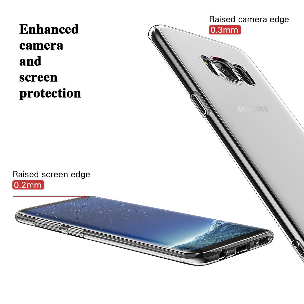 thumbnail 208 - For Samsung Galaxy S7 S8 S9 Case Shockproof Silicone Protective Clear Gel Cover