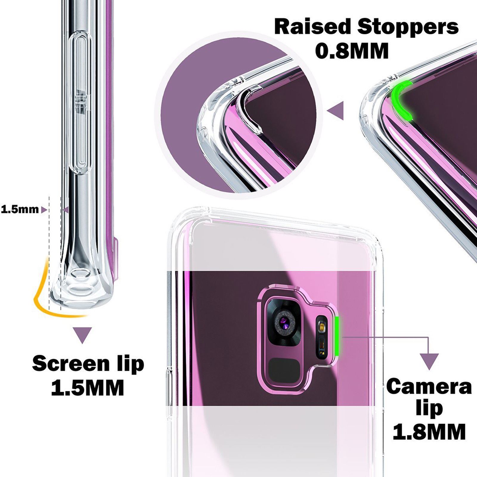 thumbnail 79 - For Samsung Galaxy S7 S8 S9 Case Shockproof Silicone Protective Clear Gel Cover