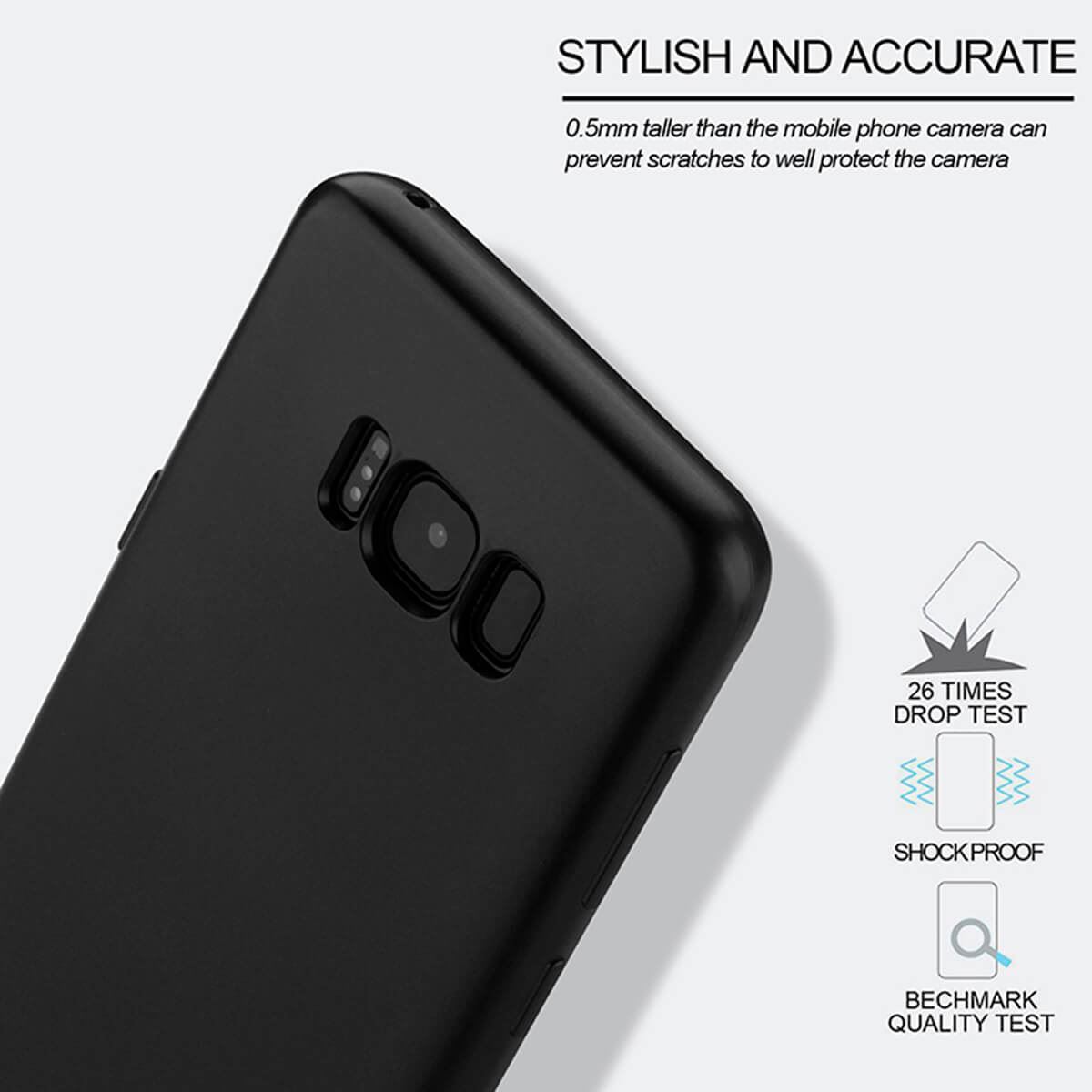 thumbnail 62 - New ShockProof Hybrid 360 TPU Thin Case Cover For Samsung Galaxy S7 edge S8 S9 +
