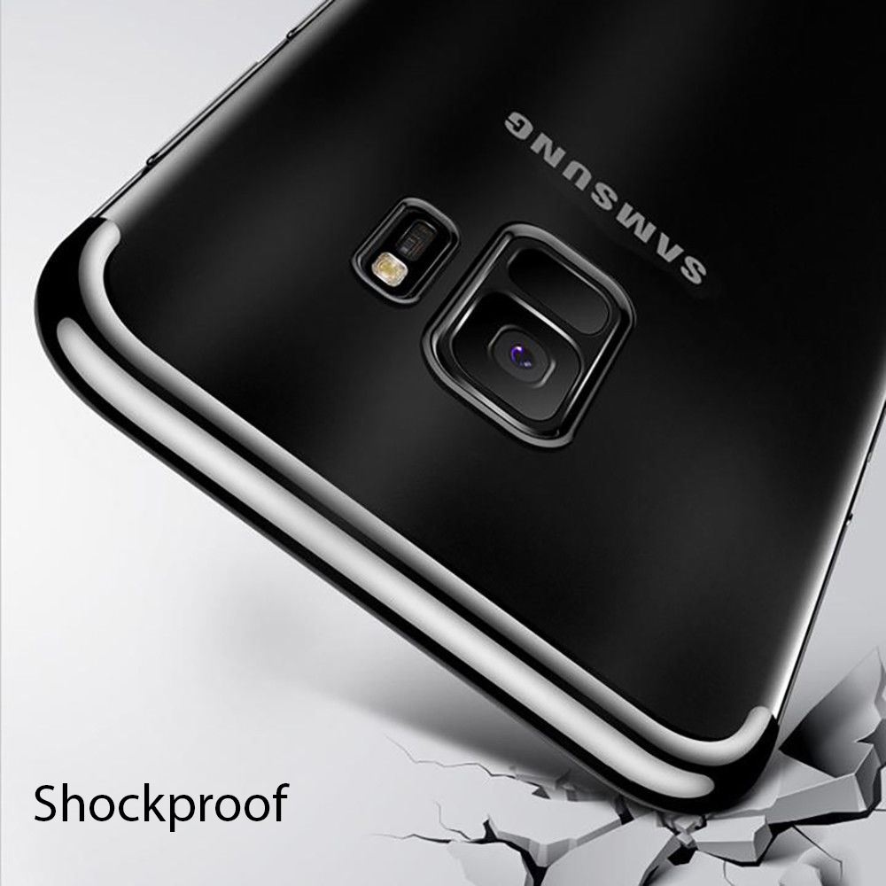 thumbnail 20 - Luxury Ultra Slim Shockproof Silicone Clear Case Cover For Samsung Galaxy S8 S9