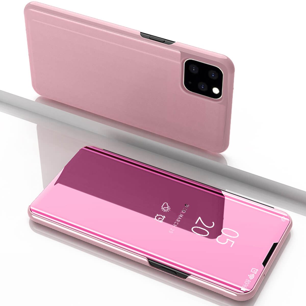 Apple IPhone 6 6s 7 8 X Plus Smart View Mirror Leather Flip Stand Case