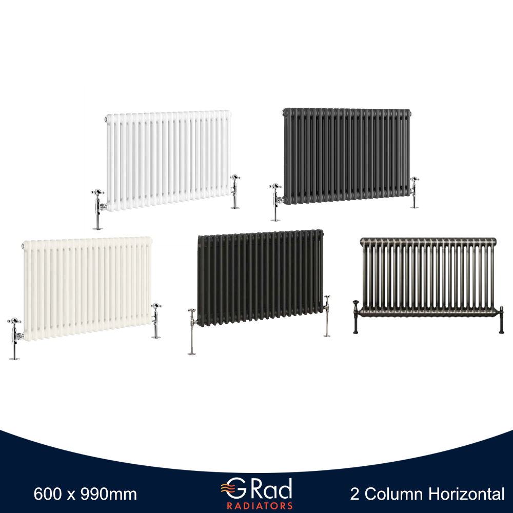 Horizontal Vertical Radiator Triple Double Column Cast Iron Style Heating G-Rad - Picture 20 of 45