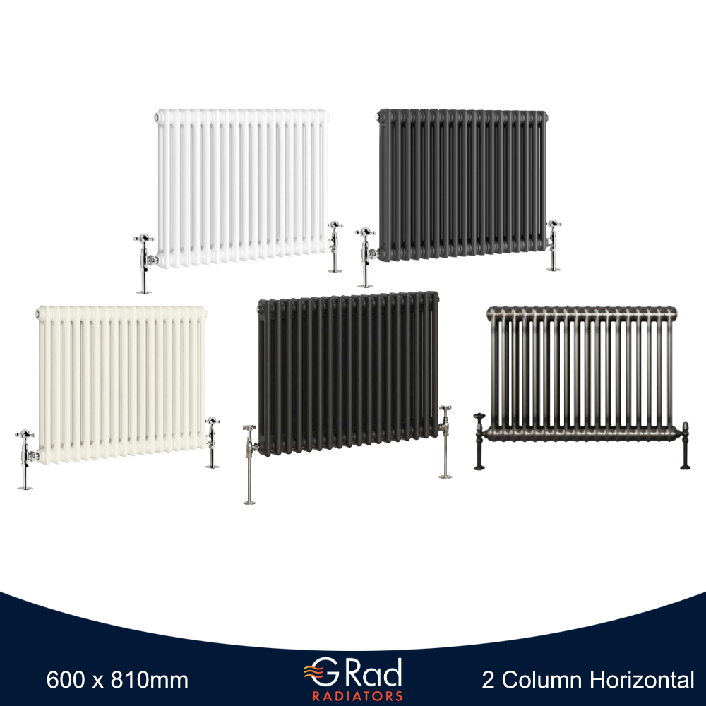 Horizontal Vertical Radiator Triple Double Column Cast Iron Style Heating G-Rad - Picture 18 of 45
