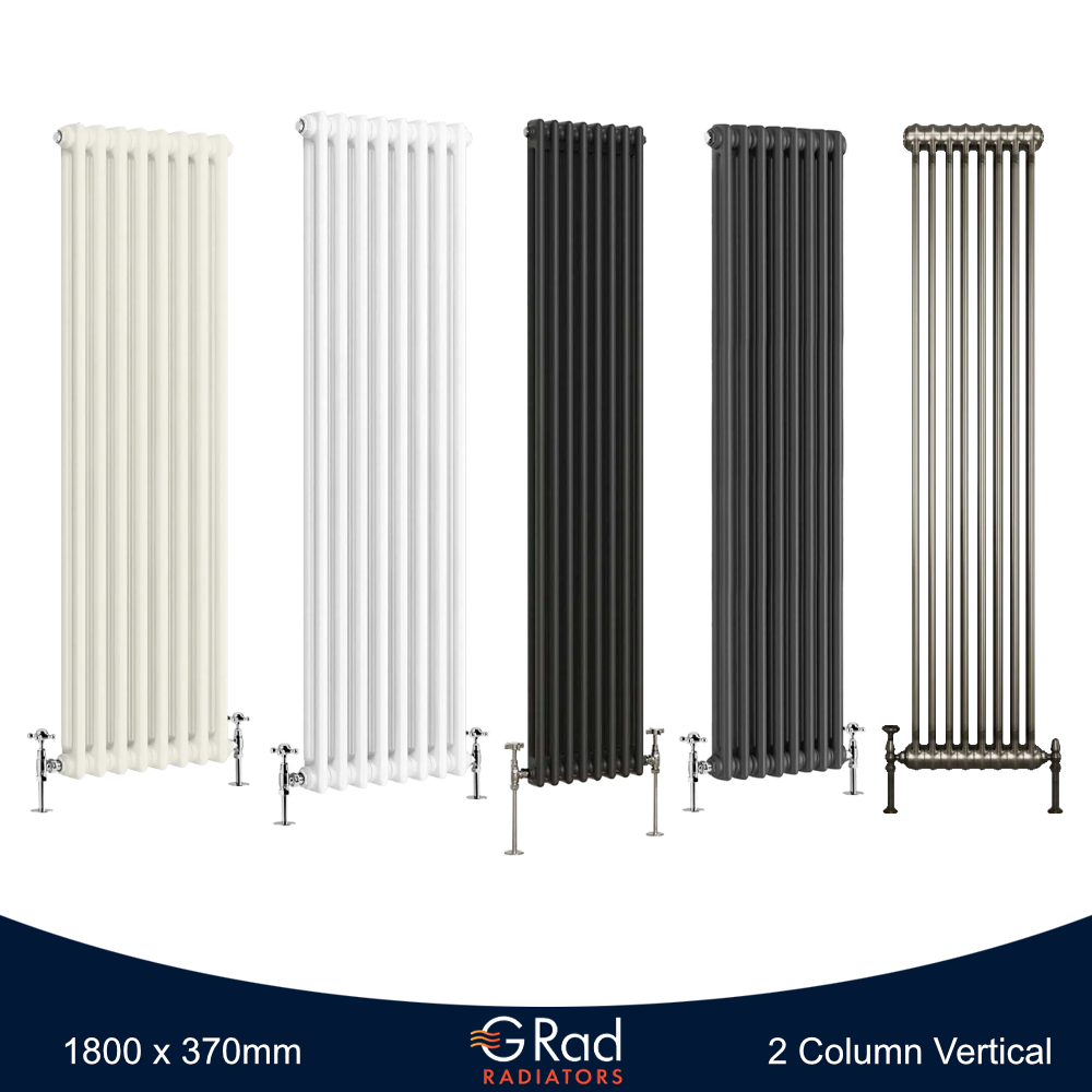 Horizontal Vertical Radiator Triple Double Column Cast Iron Style Heating G-Rad - Picture 40 of 45