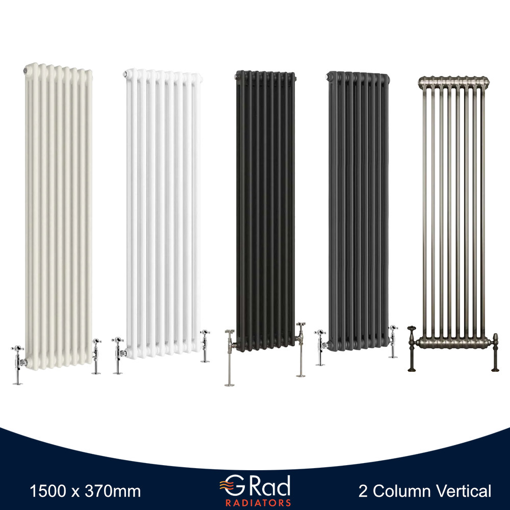 Horizontal Vertical Radiator Triple Double Column Cast Iron Style Heating G-Rad - Picture 30 of 45