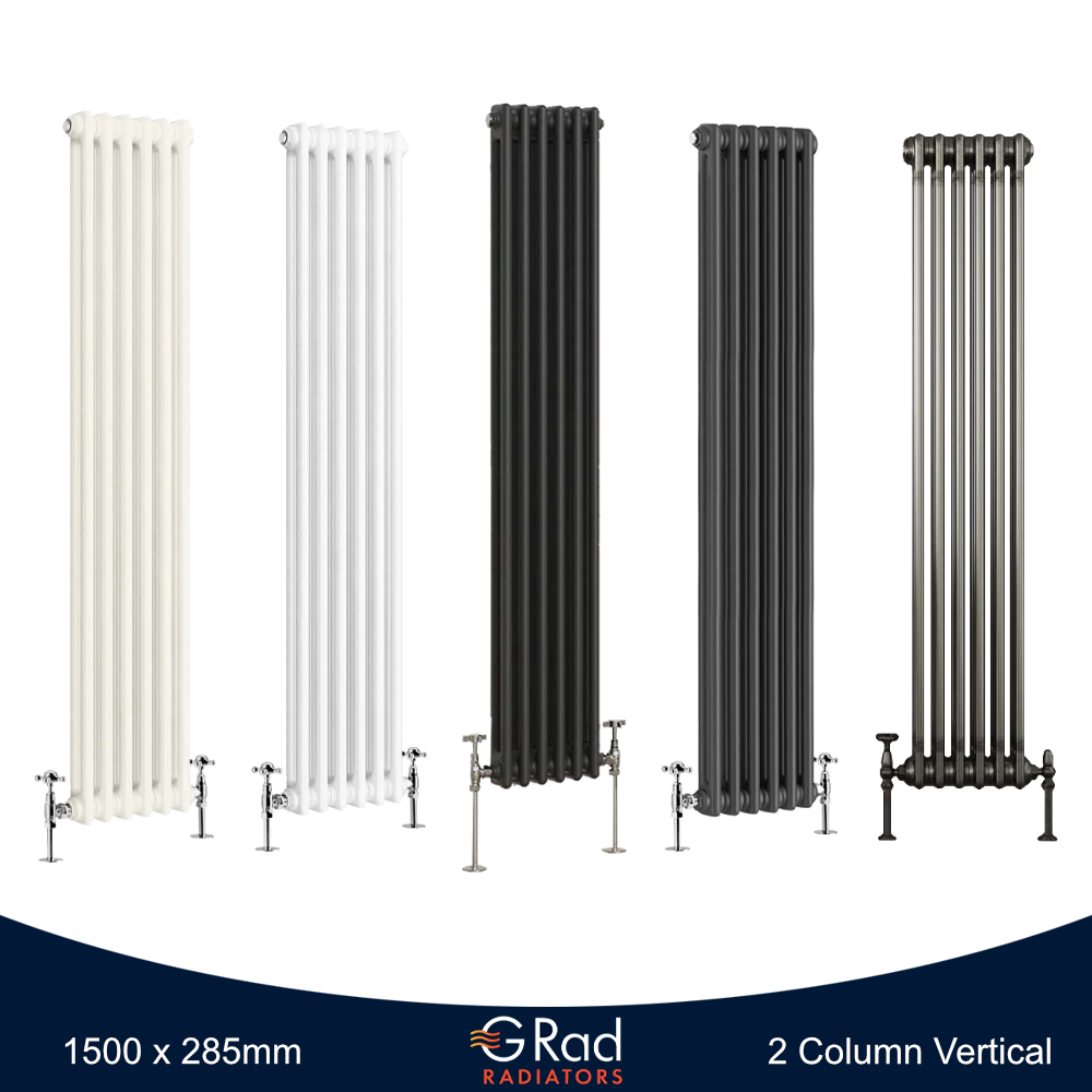 Horizontal Vertical Radiator Triple Double Column Cast Iron Style Heating G-Rad - Picture 28 of 45