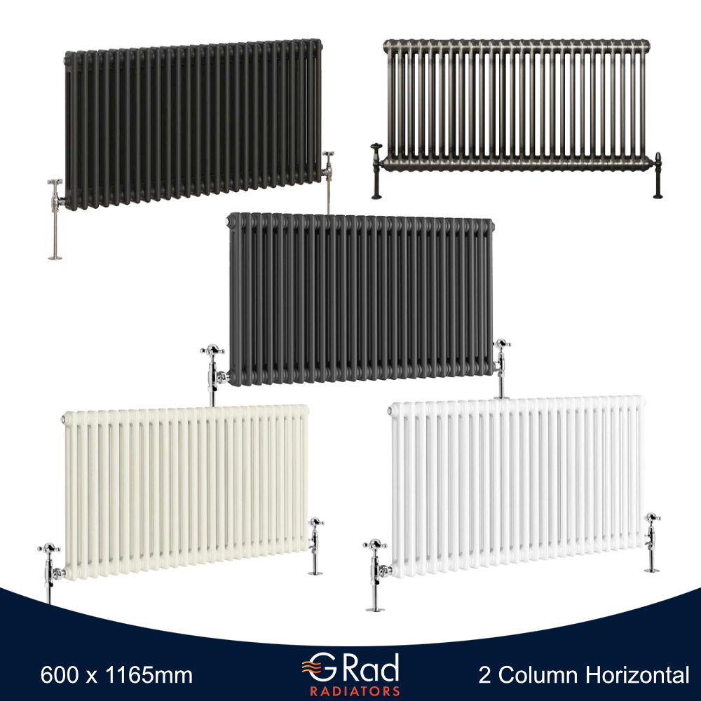 Horizontal Vertical Radiator Triple Double Column Cast Iron Style Heating G-Rad - Picture 22 of 45