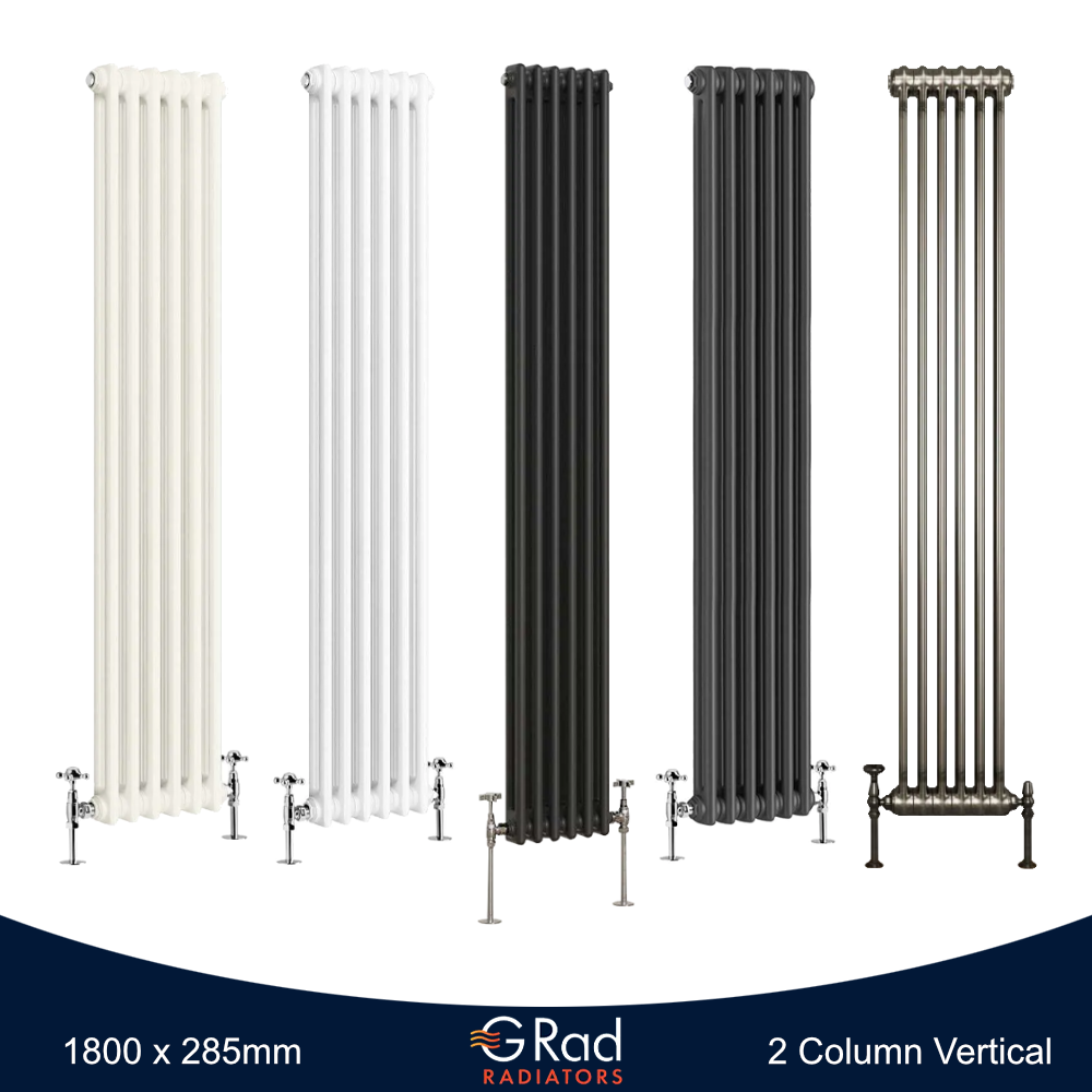 Horizontal Vertical Radiator Triple Double Column Cast Iron Style Heating G-Rad - Picture 38 of 45
