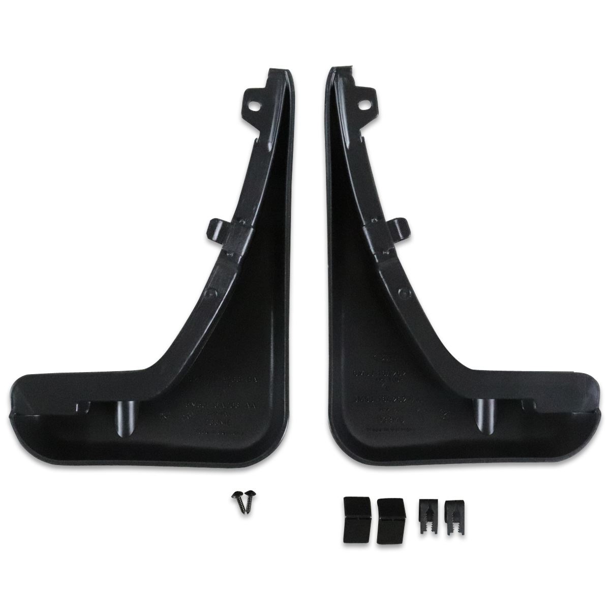 Black Ford 1387727 Focus Front Mudflap Set for 2005-10