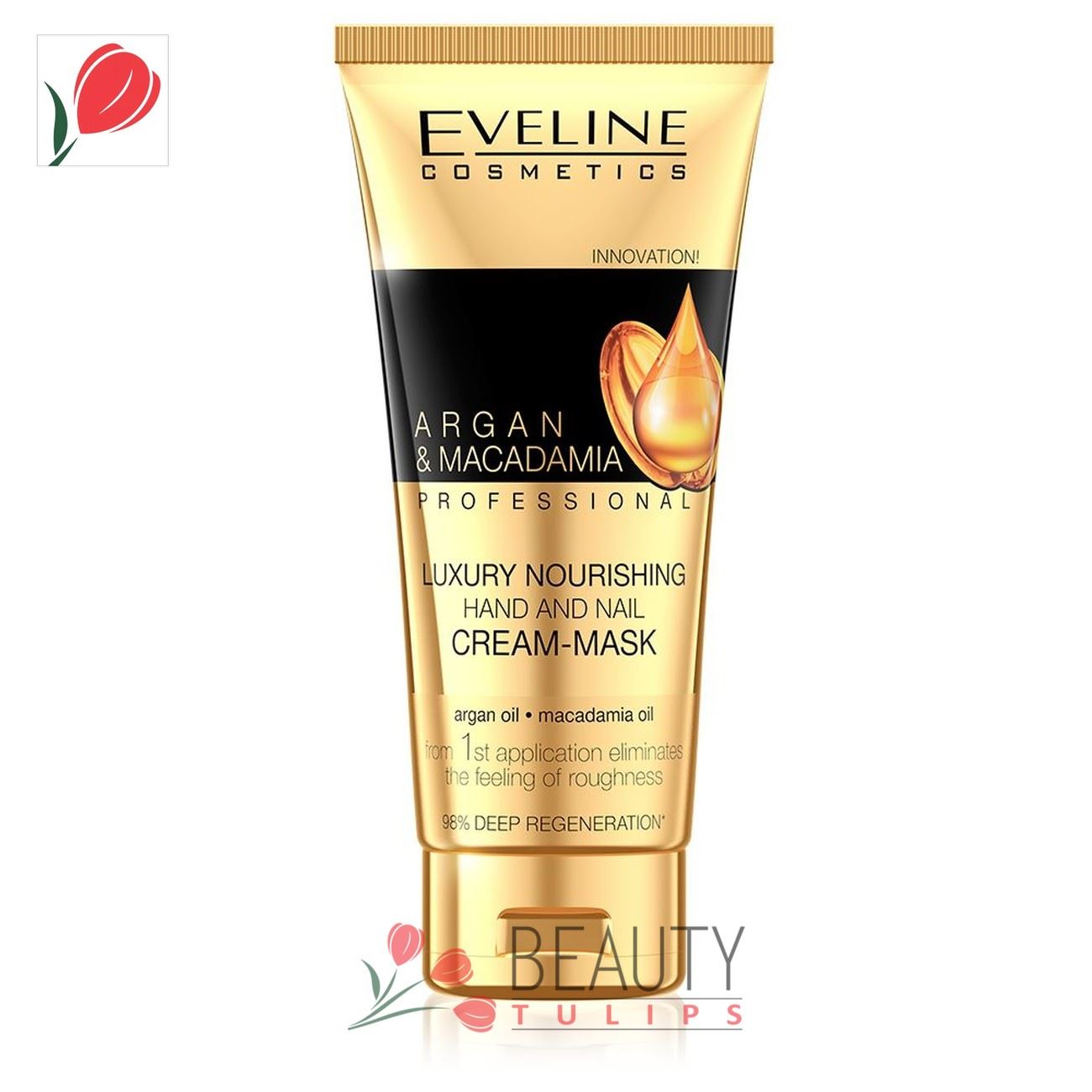 Eveline argan&macadamia Крем-маска для рук и ногтей 100мл 10 (5901761958379)