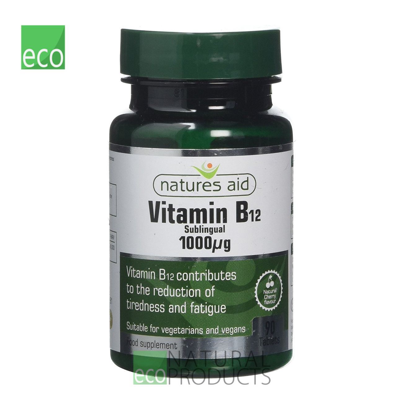 Natures Aid Vitamin B12 High Potency Sublingual 1000ug 90 Tablets eBay