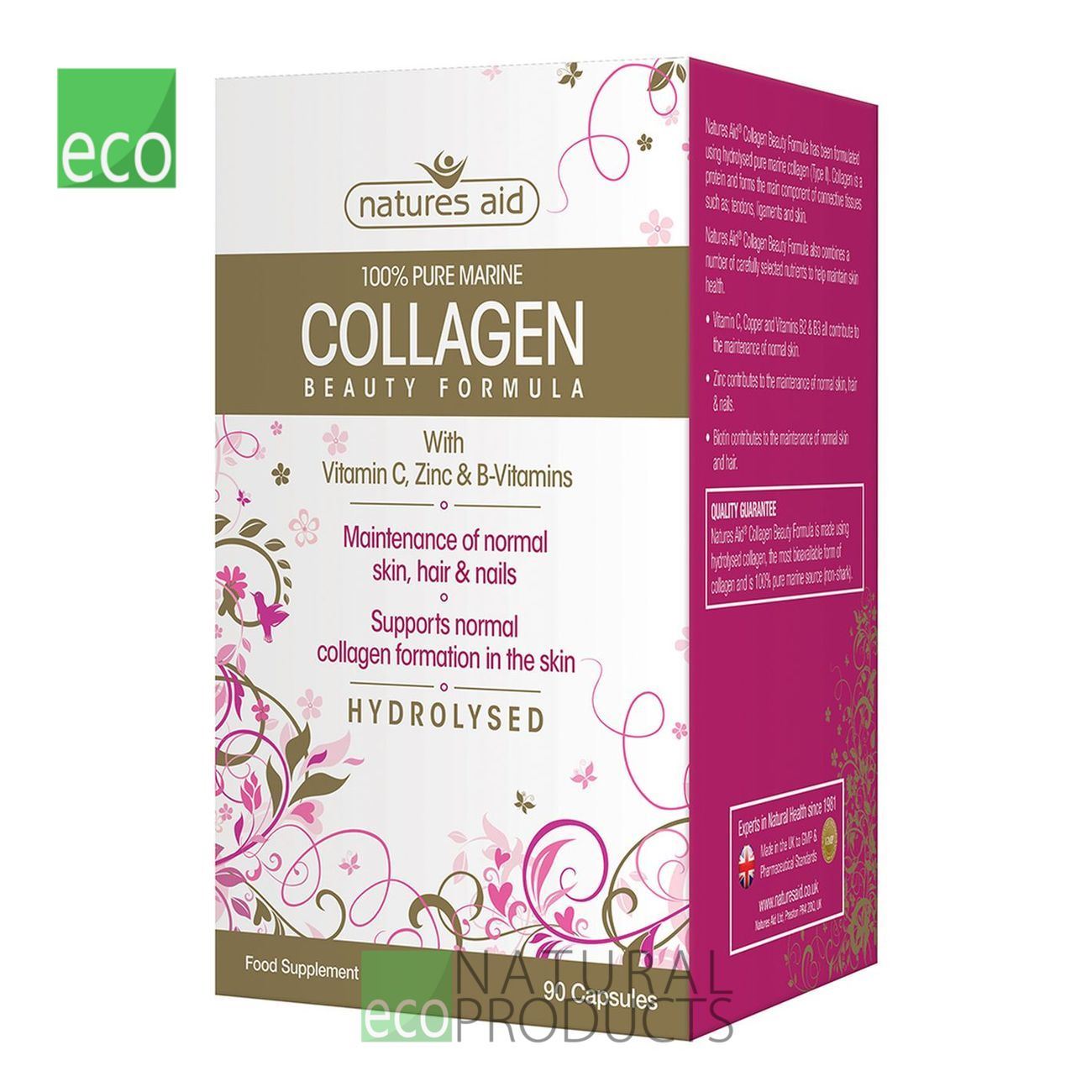 Natures Aid Collagen Beauty Formula 90 Capsules Ebay