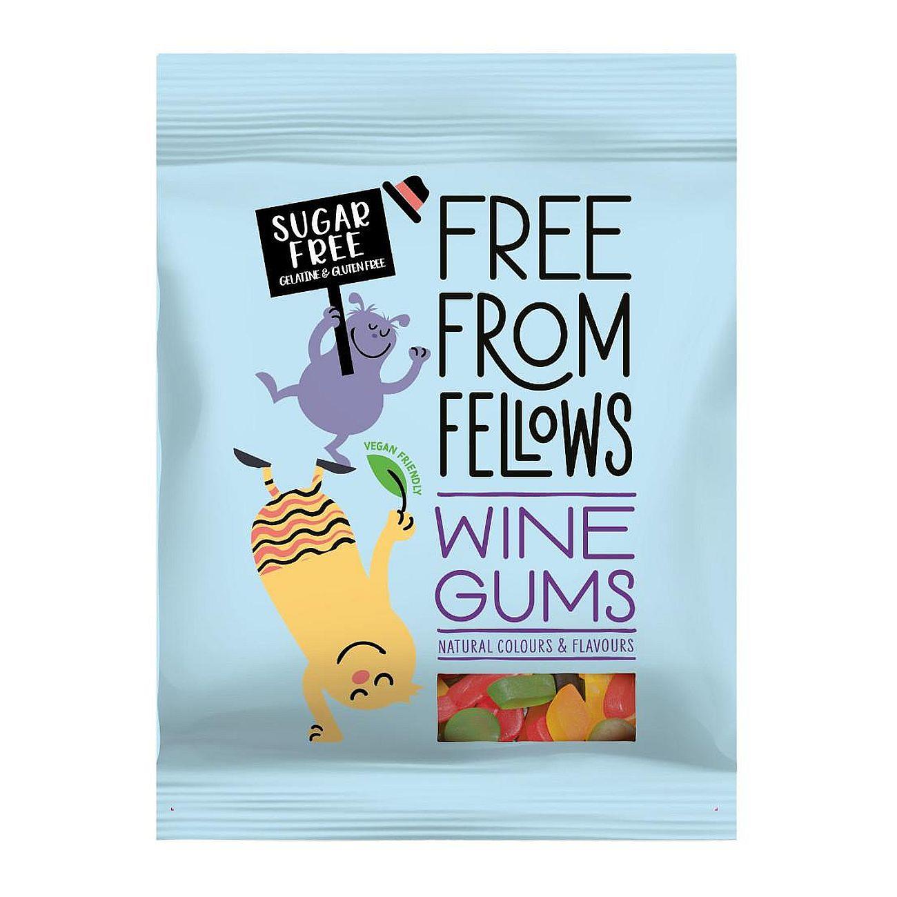 💚 Free From Fellows Sugar Free Wine Gums Sweets 100g eBay