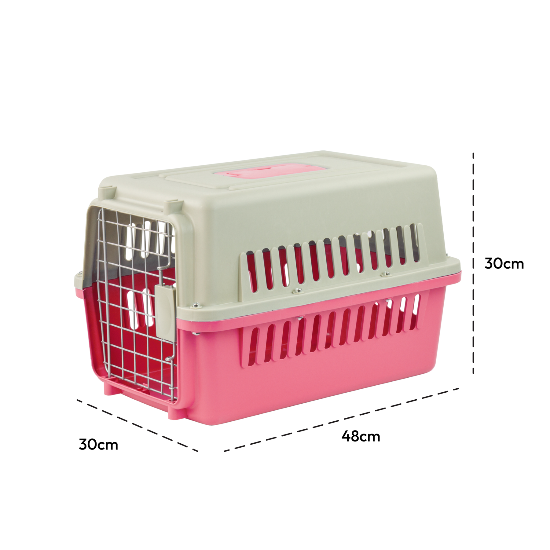 KCT PET CARRIER CAT PUPPY TRANSPORT CRATE PORTABLE CARRY BOX VET KITTEN TRAVEL - Picture 19 of 39