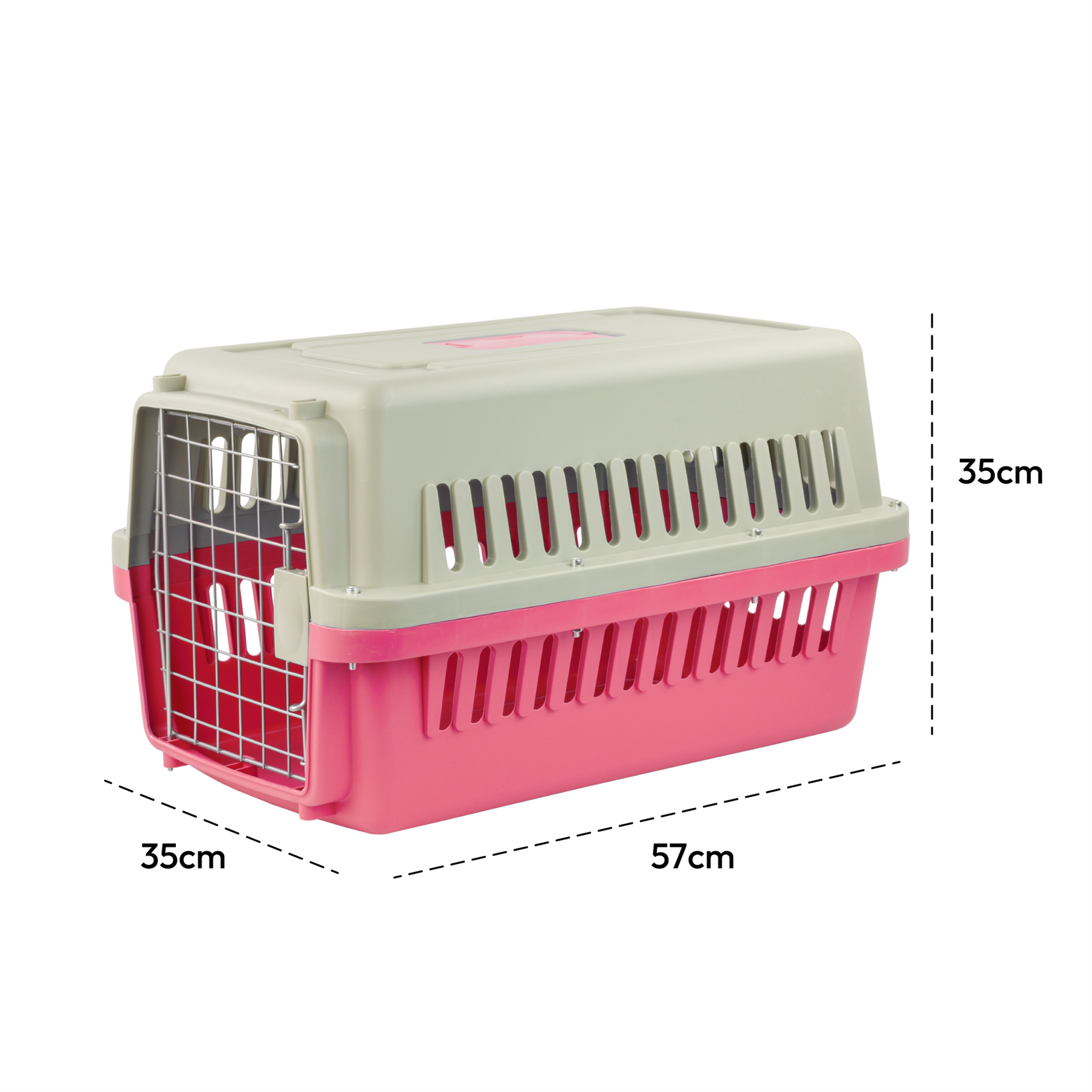 KCT PET CARRIER CAT PUPPY TRANSPORT CRATE PORTABLE CARRY BOX VET KITTEN TRAVEL - Picture 31 of 39
