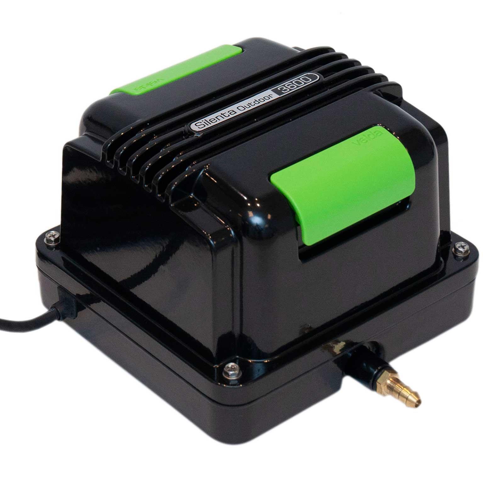 VELDA SILENTA PRO POND AQUARIUM AIR PUMP KIT AERATOR OXYGENATOR AIRLINE AIRSTONE - Picture 9 of 16