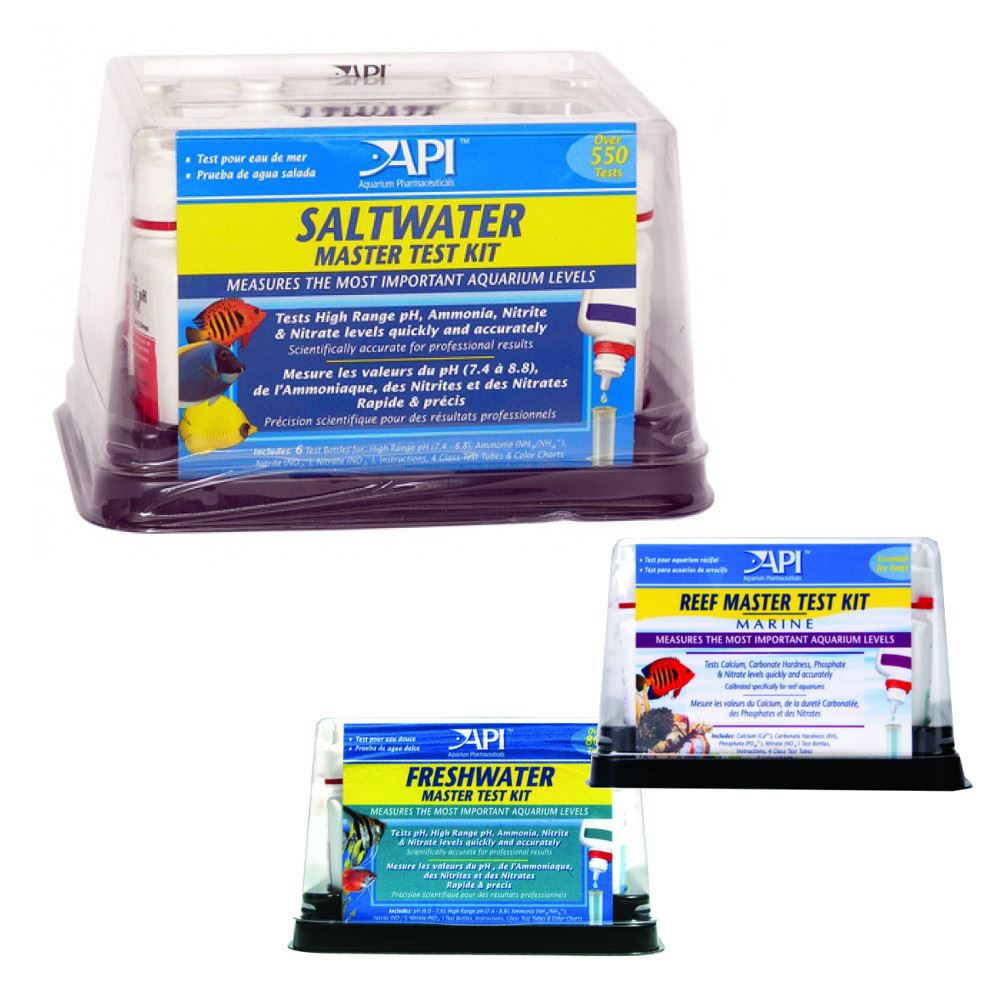 API AQUARIUM MASTER TEST KITS FISH TANK WATER TESTING CALCIUM AMMONIA