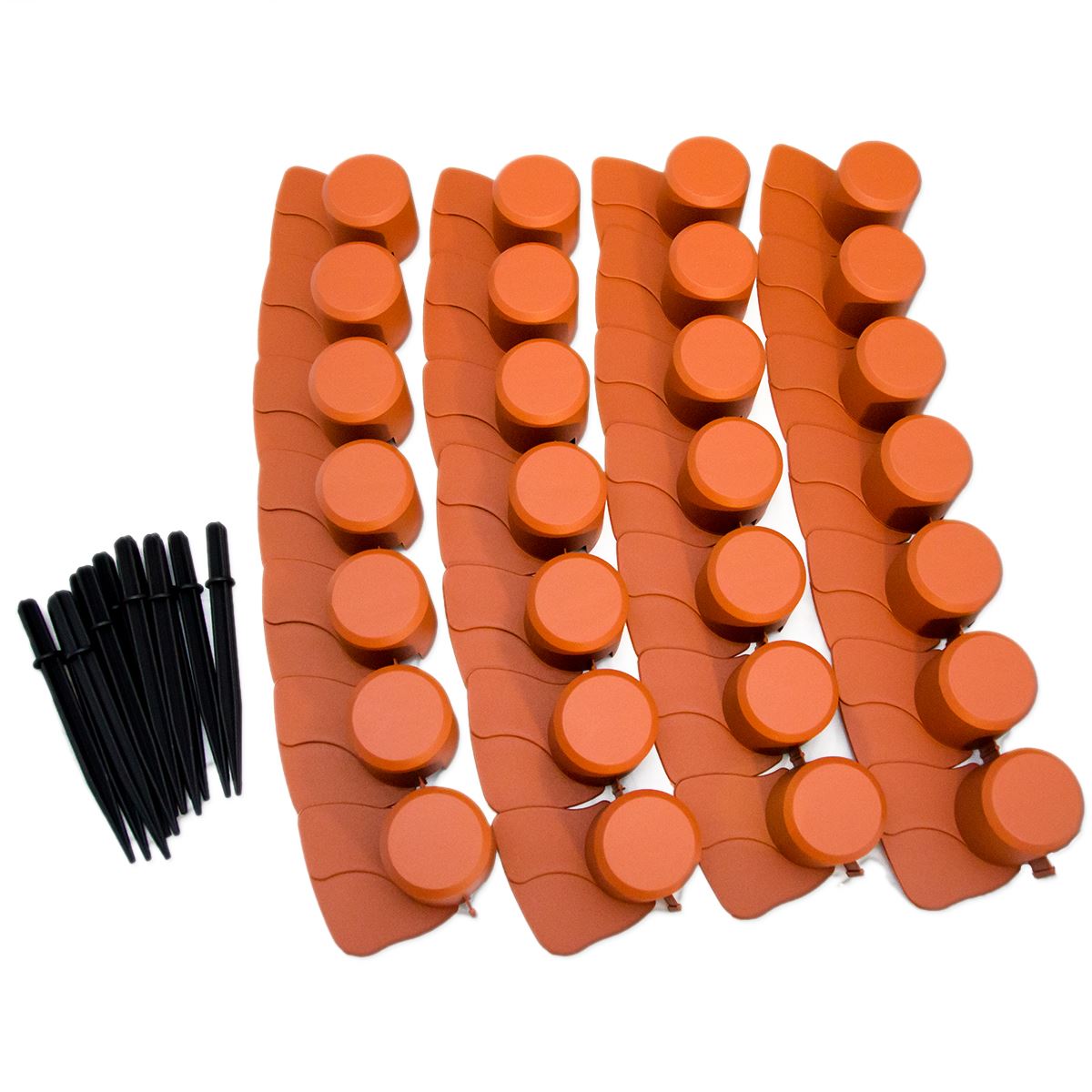 garten border rasenkante flexibel kunststoff beetumrandung hammer pfad