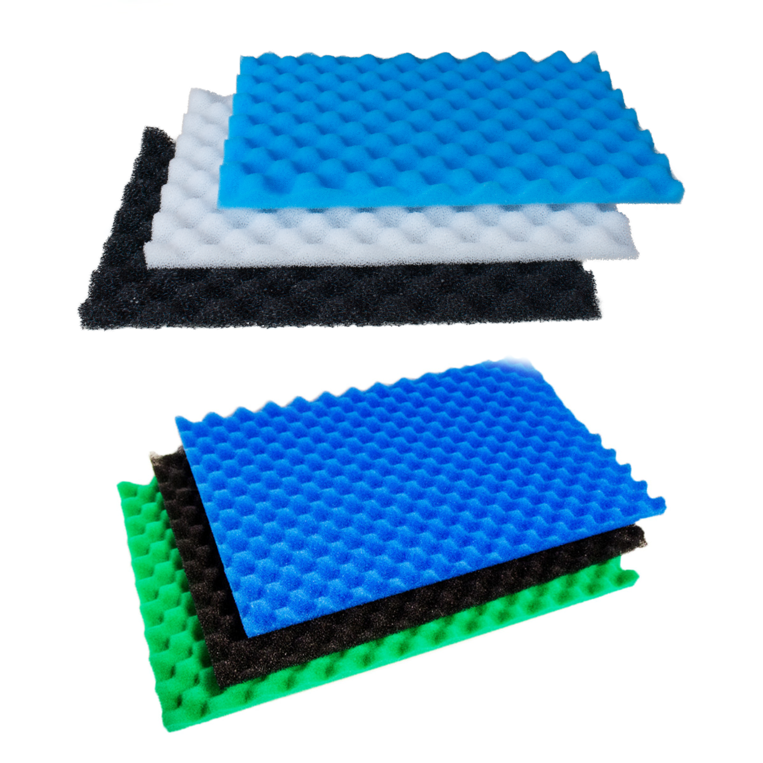 REPLACEMENT POND FILTER FOAM SETS 3 PACK COARSE MEDIUM AND FINE SPONGE