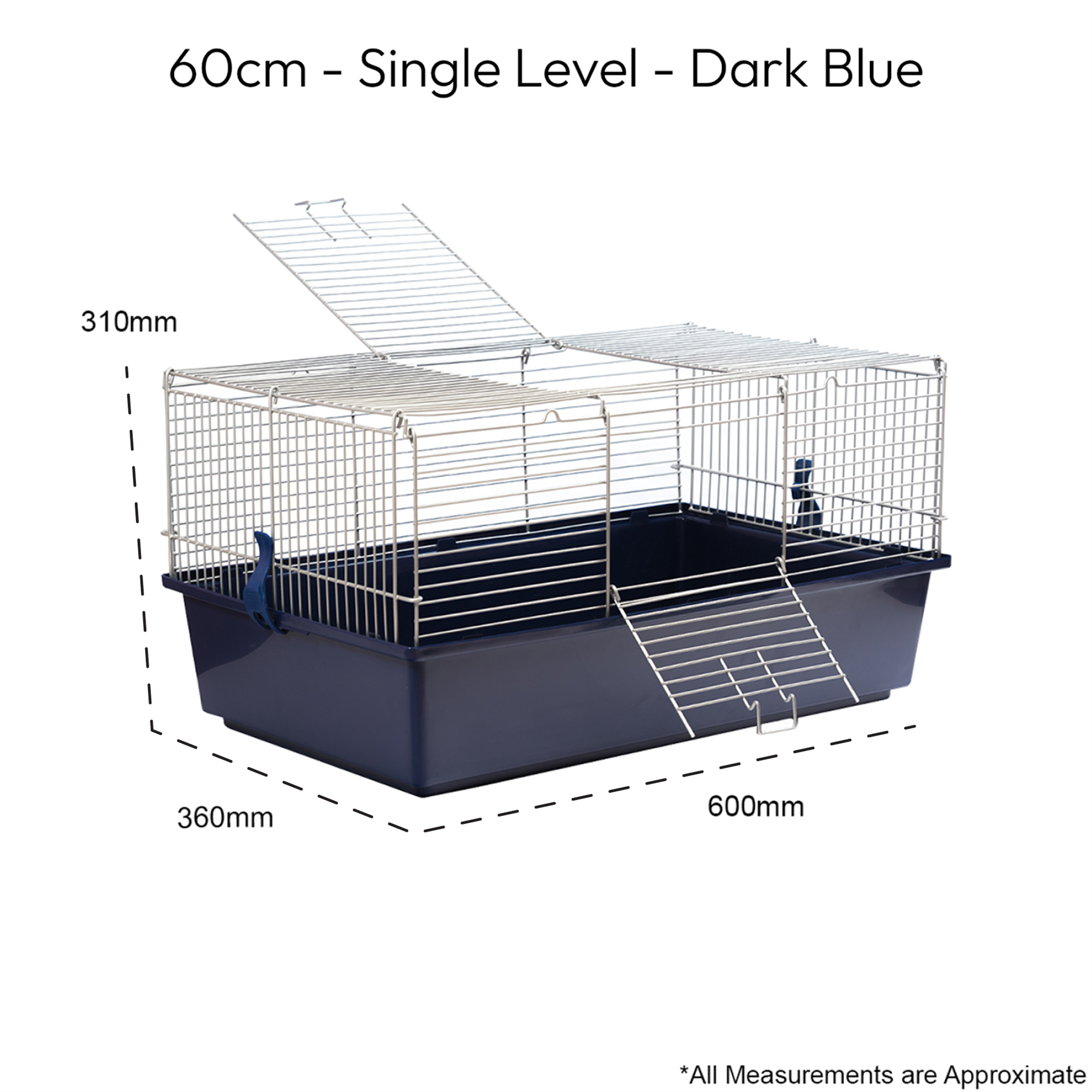 SINGLE LEVEL INDOOR RABBIT CAGE SMALL ANIMAL PET HOME RAT GUINEA PIG HUTCH HOUSE - Picture 17 of 39
