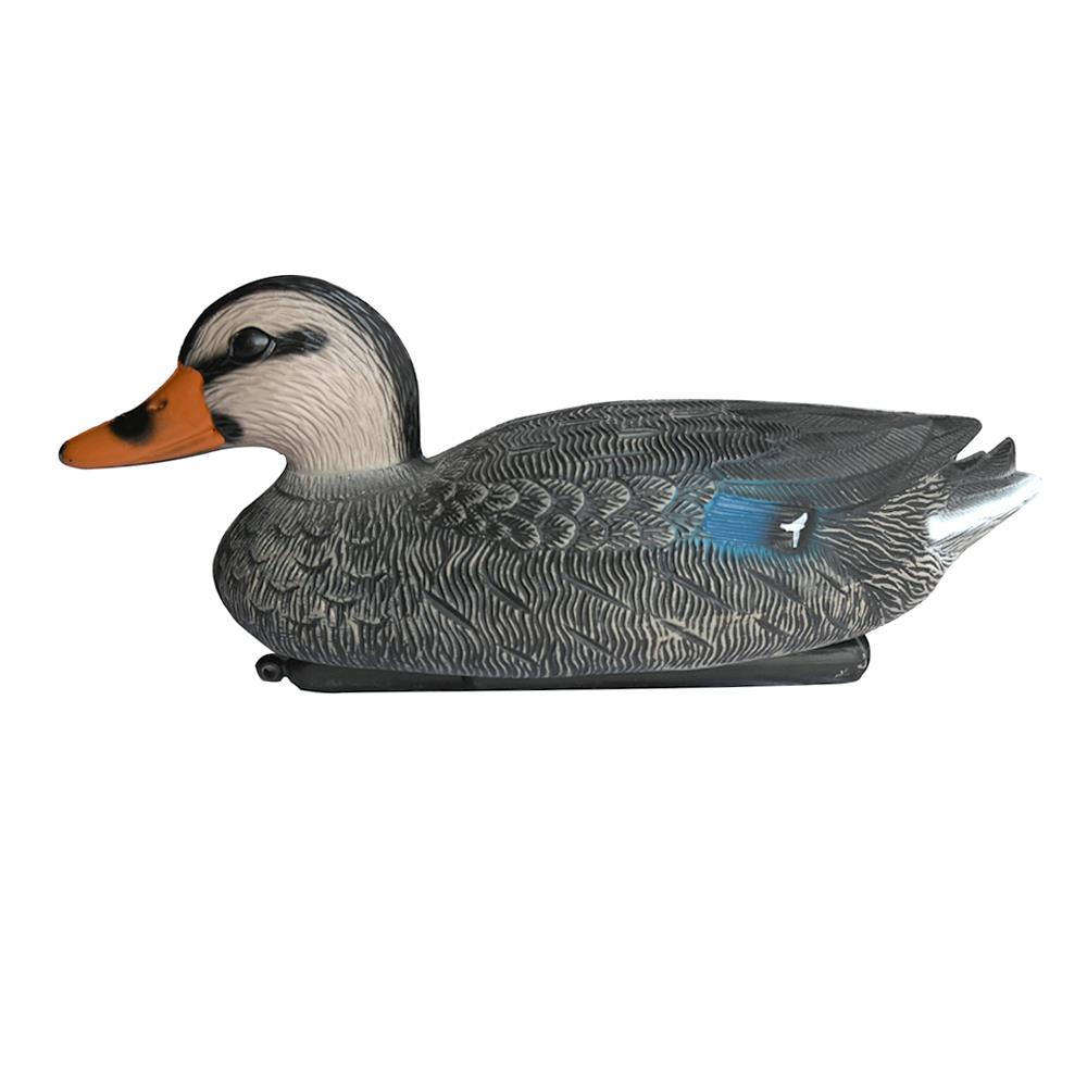 DECOY FLOATING DUCKS SET WITH DUCKLINGS MALLARD PLASTIC ORNAMENTAL KOI