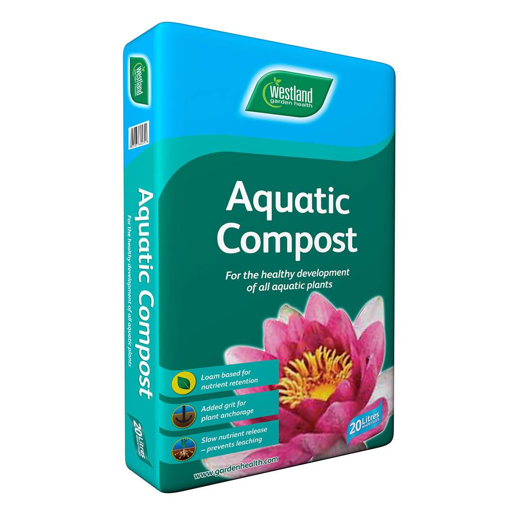 WESTLAND AQUATIC COMPOST 20L GARDEN POND PLANT SOIL PLANTING SUBSTRATE