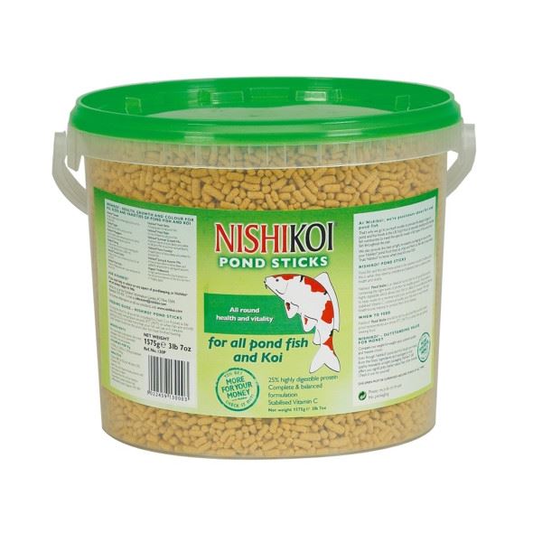 205g 415g 800g 1575g NISHIKOI POND STICKS FLOATING KOI FISH FOOD GOLDFISH HEALTH - Picture 5 of 5