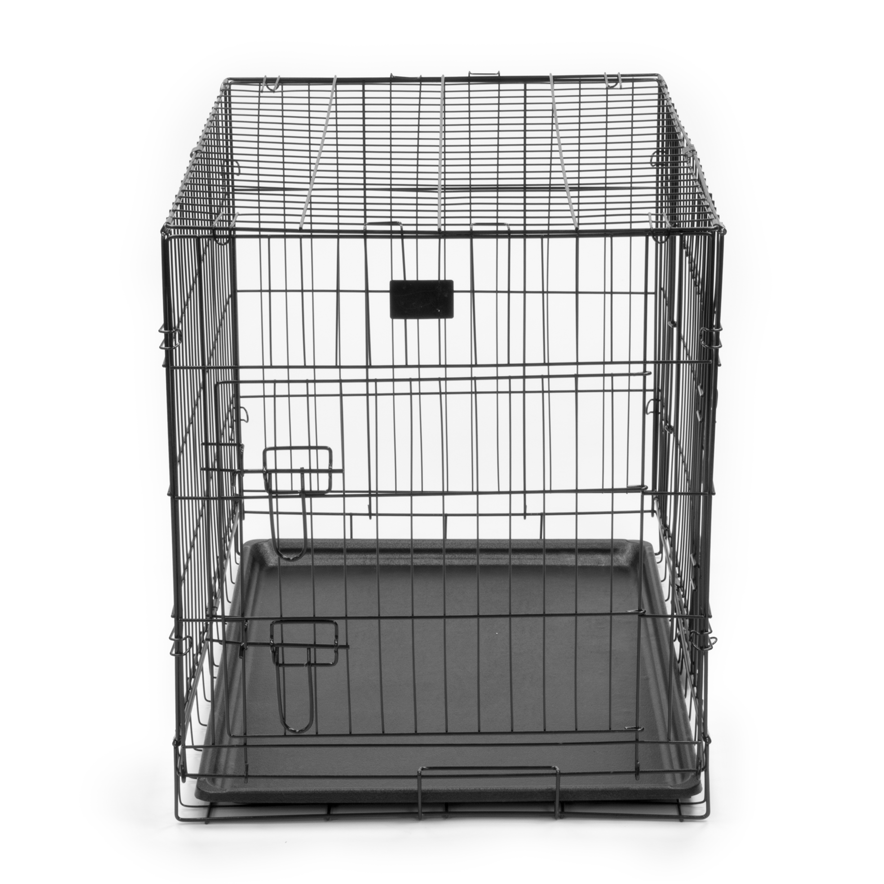 DOG CAGE PUPPY TRAINING CRATE METAL FOLDABLE PET TRANSPORT WITH