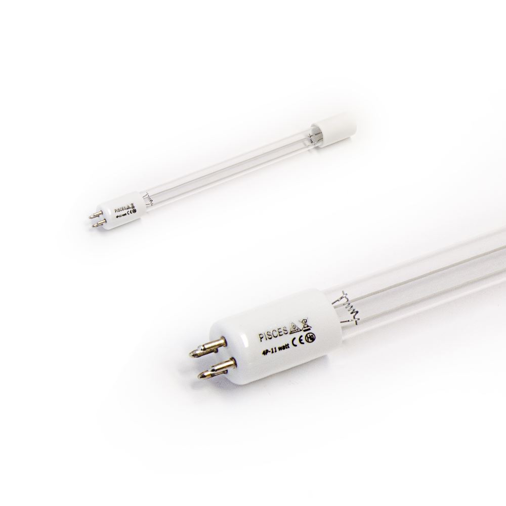 Lot De 2 Ampoules UVC De Rechange 55 W Pour Filtre De Bassin - Longueur 528 Mm, à Changer Tous Les 12 Mois