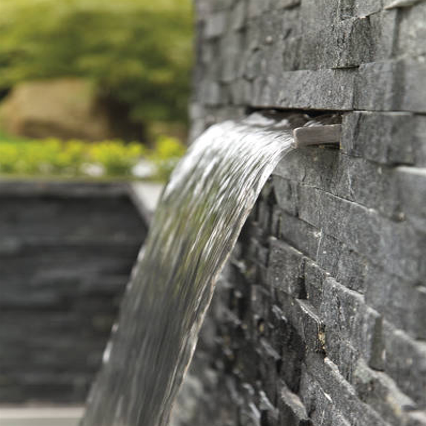 OASE WATERFALL GARDEN POND STAINLESS STEEL WATER BLADE CASCADE DISPLAY