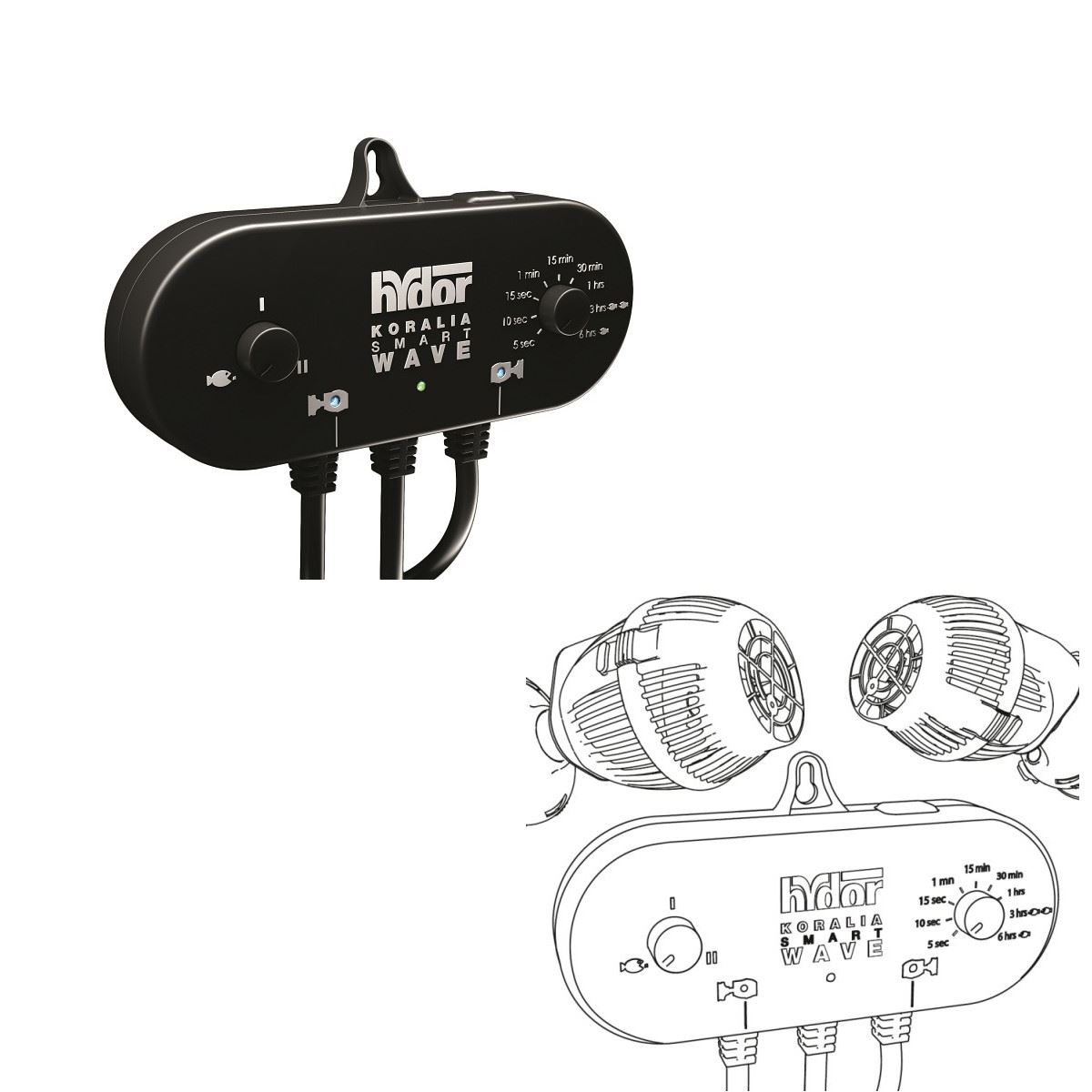 HYDOR KORALIA SMART WAVE PUMP CONTROLLER WAVEMAKERS CIRCULATION