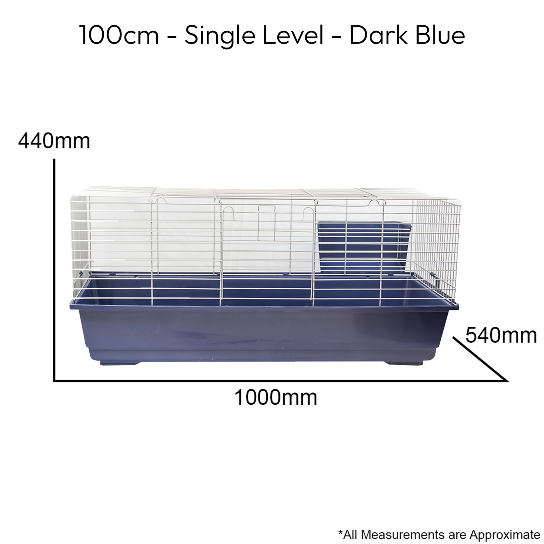 SINGLE LEVEL INDOOR RABBIT CAGE SMALL ANIMAL PET HOME RAT GUINEA PIG HUTCH HOUSE - Picture 33 of 39