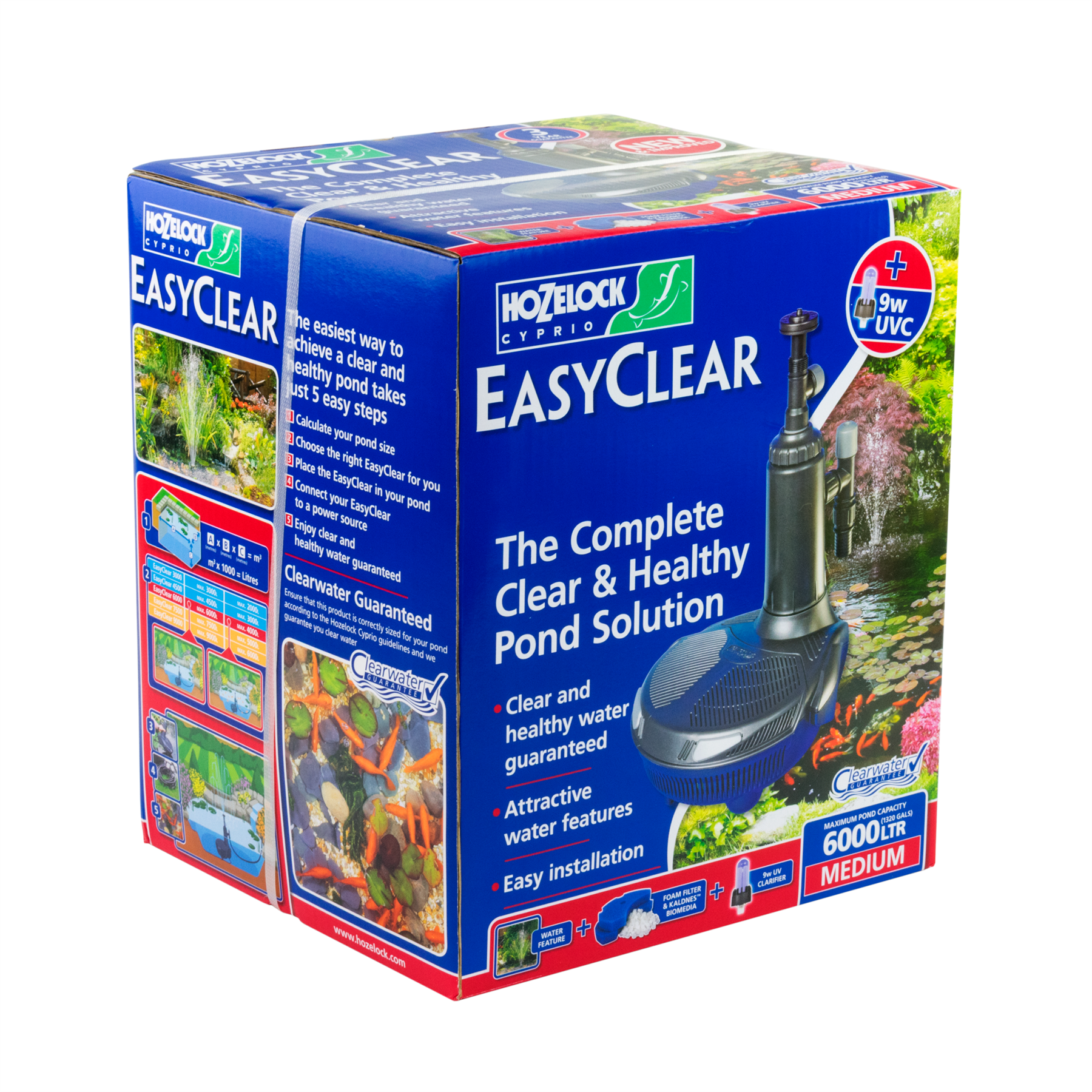 HOZELOCK EASYCLEAR SYSTEMS FISH POND ALL IN ONE FILTER PUMP WITH UV UVC FEATURE - Picture 21 of 31