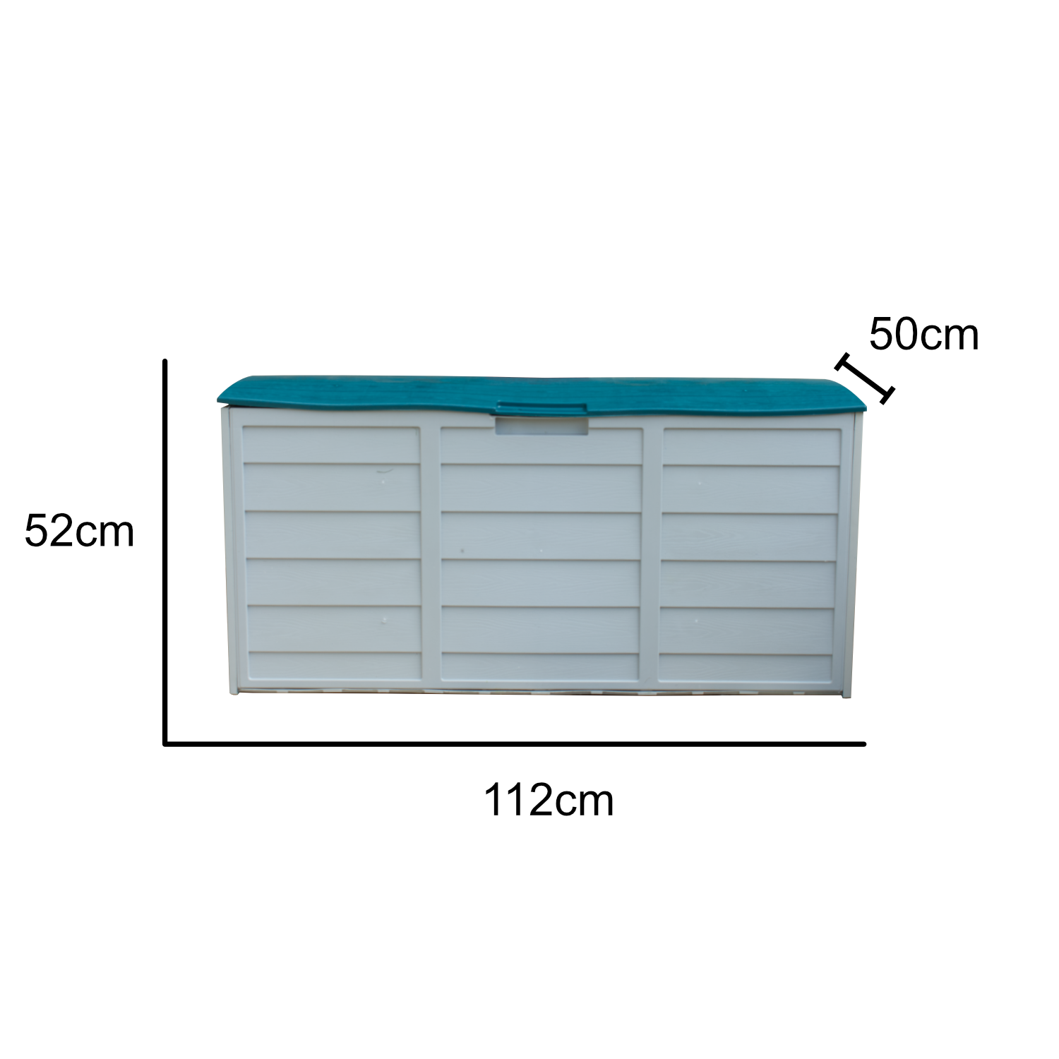 250L Cojín de almacenamiento exterior de jardín Kct Caja Impermeable