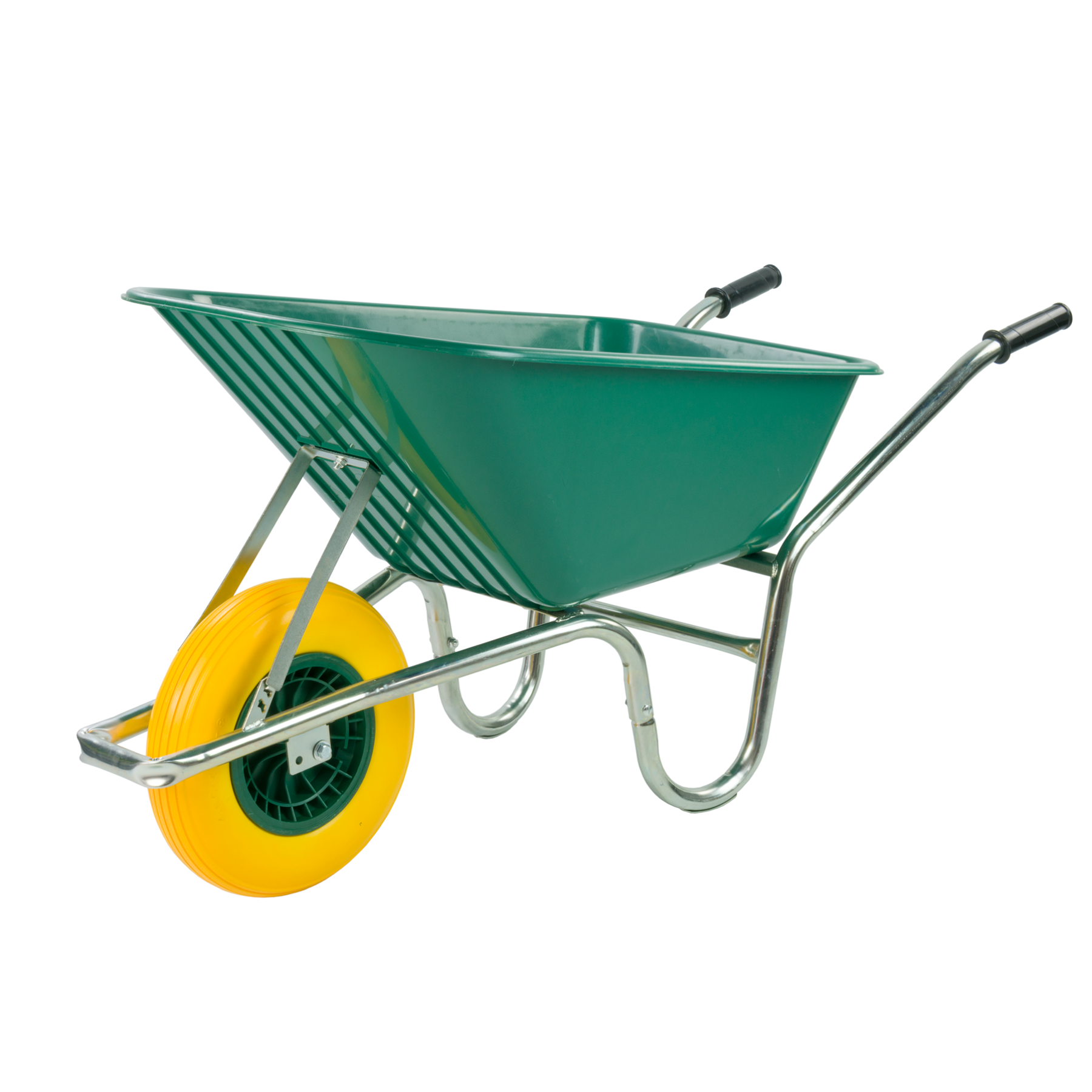 KCT 110L GARDEN OUTDOOR WHEELBARROW BUILDERS HOME REINFORCE TYRE WASTE LARGE 
