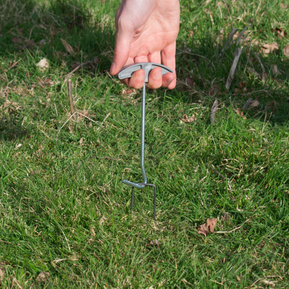 U SHAPE TENT PEG CARBON STEEL CAMPING GARDEN AWNING CANOPY GROUND